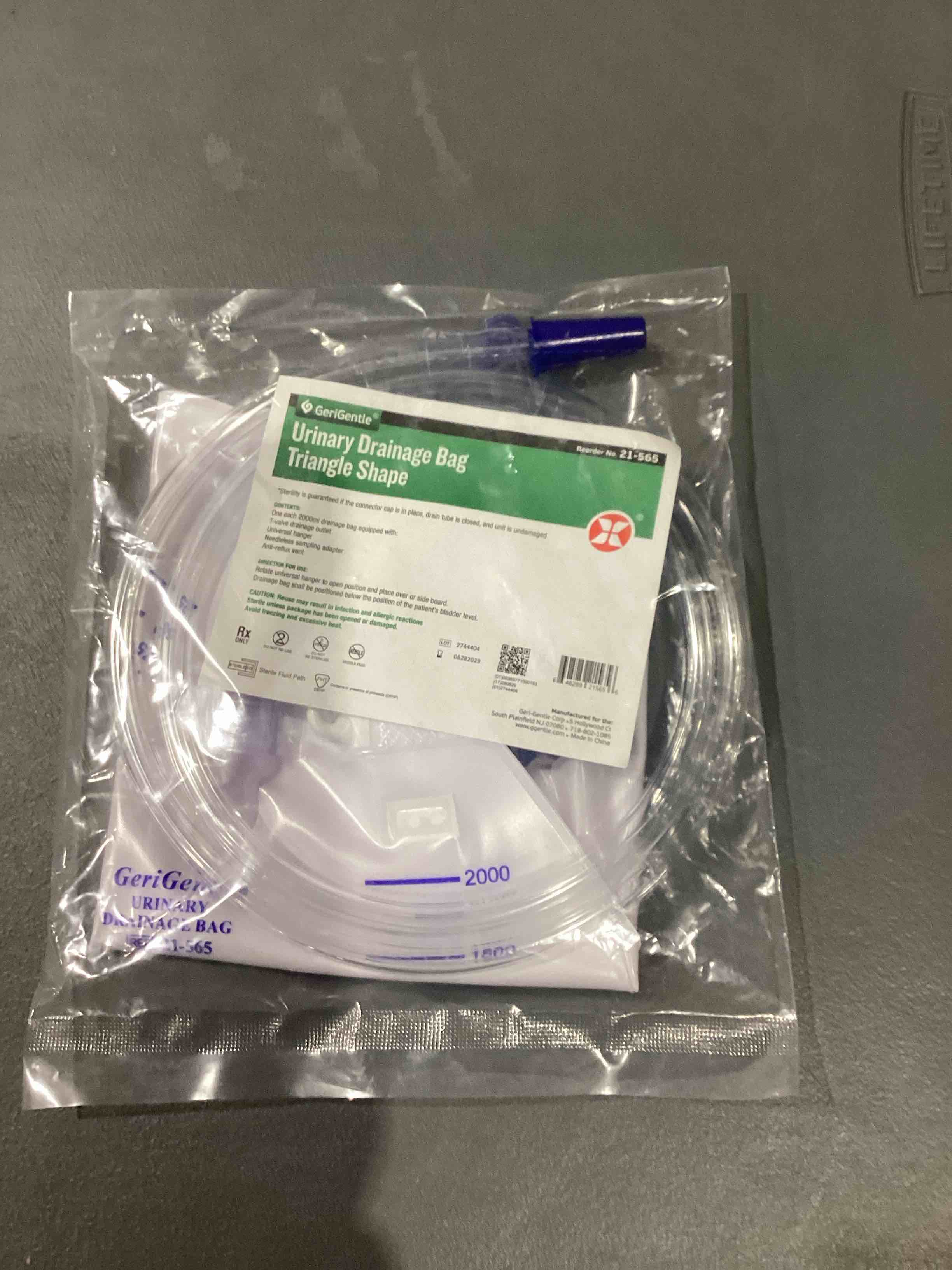 urinary Drainage Bag triangle shape