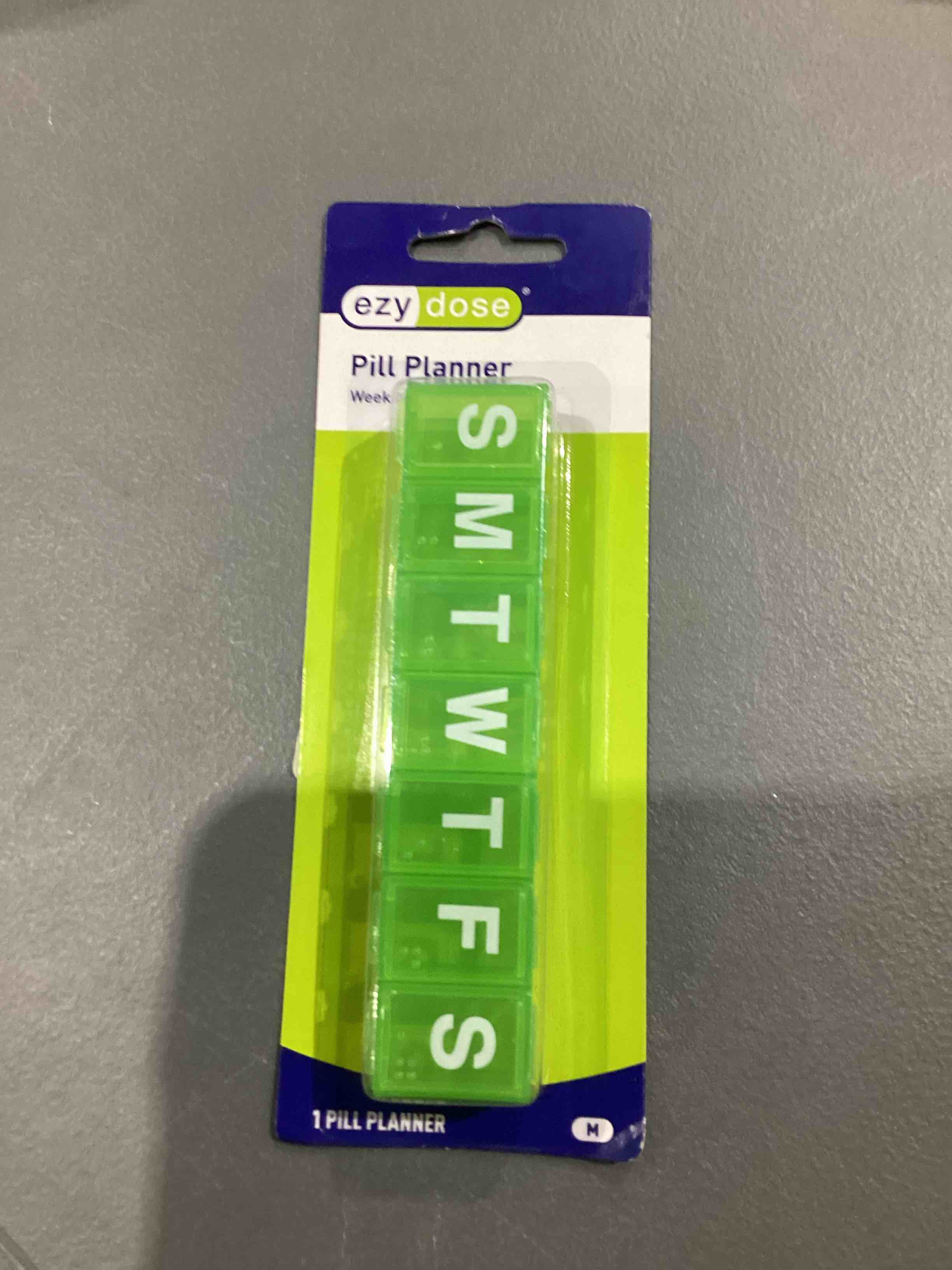 similar items EZY DOSE Push Button (7-Day) Pill Case, Medicine Planner, Vitamin Organizer, AM/PM Container, X-Large Compartments, Arthritis Friendly, Easy to Use, Clear Lids, Clear/Black, BPA Free Black/Clear