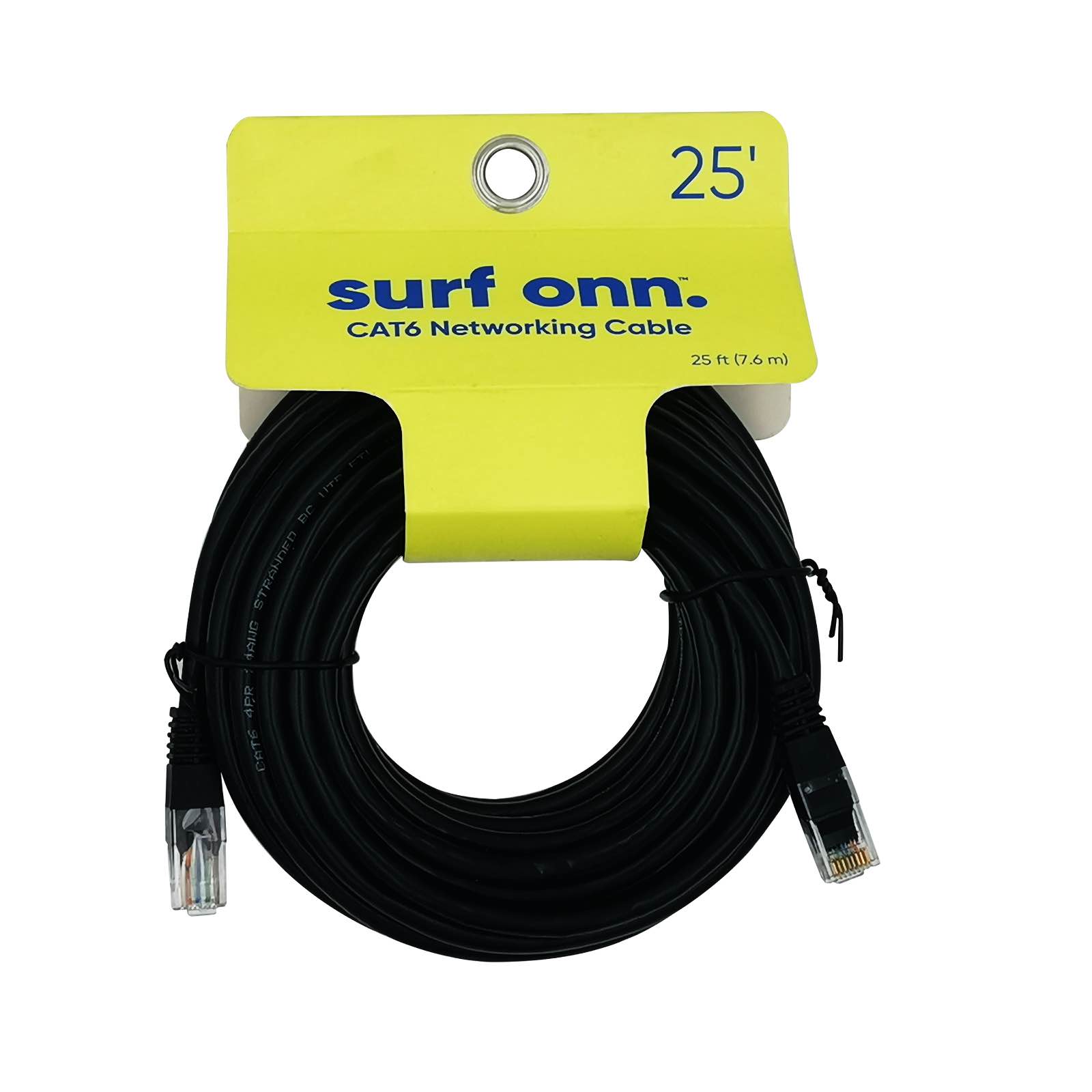 CAT6 Black 25ft Networking Cable