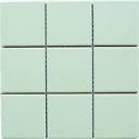 Porcetile 3.82" x 3.82" Porcelain Grid Mosaic Wall & Floor Tile 11 pcs 