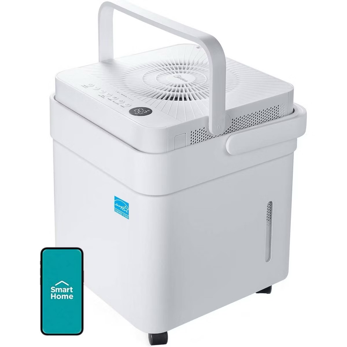 midea 35 pint cube smart dehumidifier for spaces up to 3500 sq ft