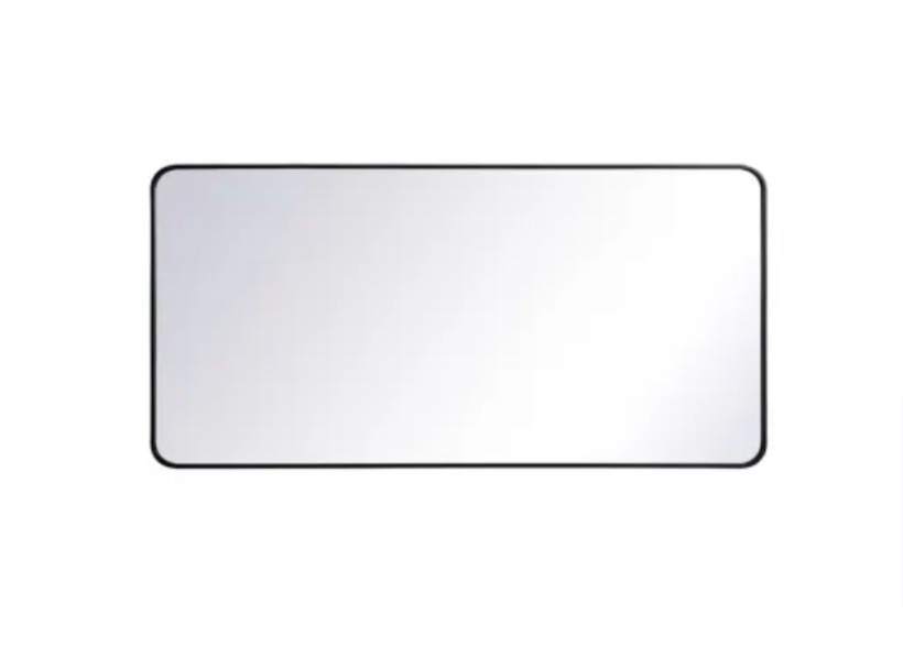 Elegant Lighting Evermore 30" W x 60" H Rectangular Framed Bathroom Wall Mirror