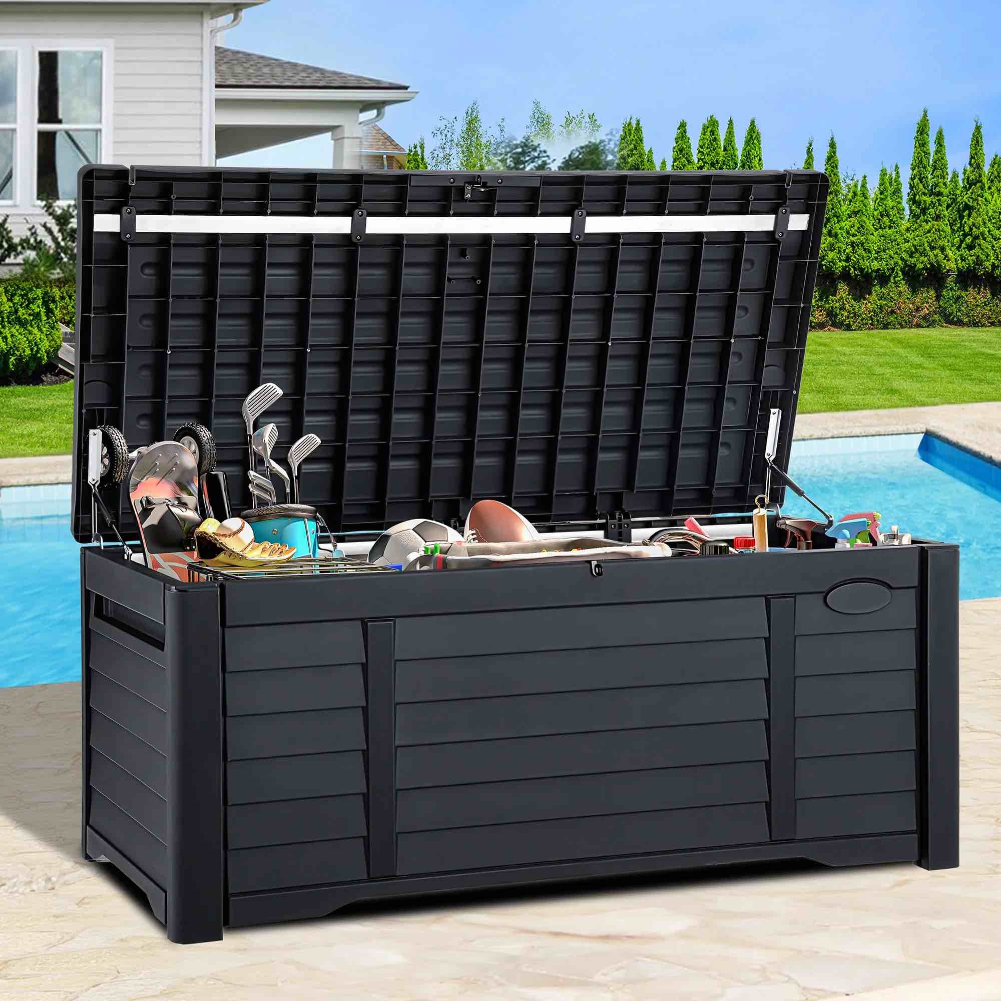 Outdoor 120 Gal  Large Deck Box