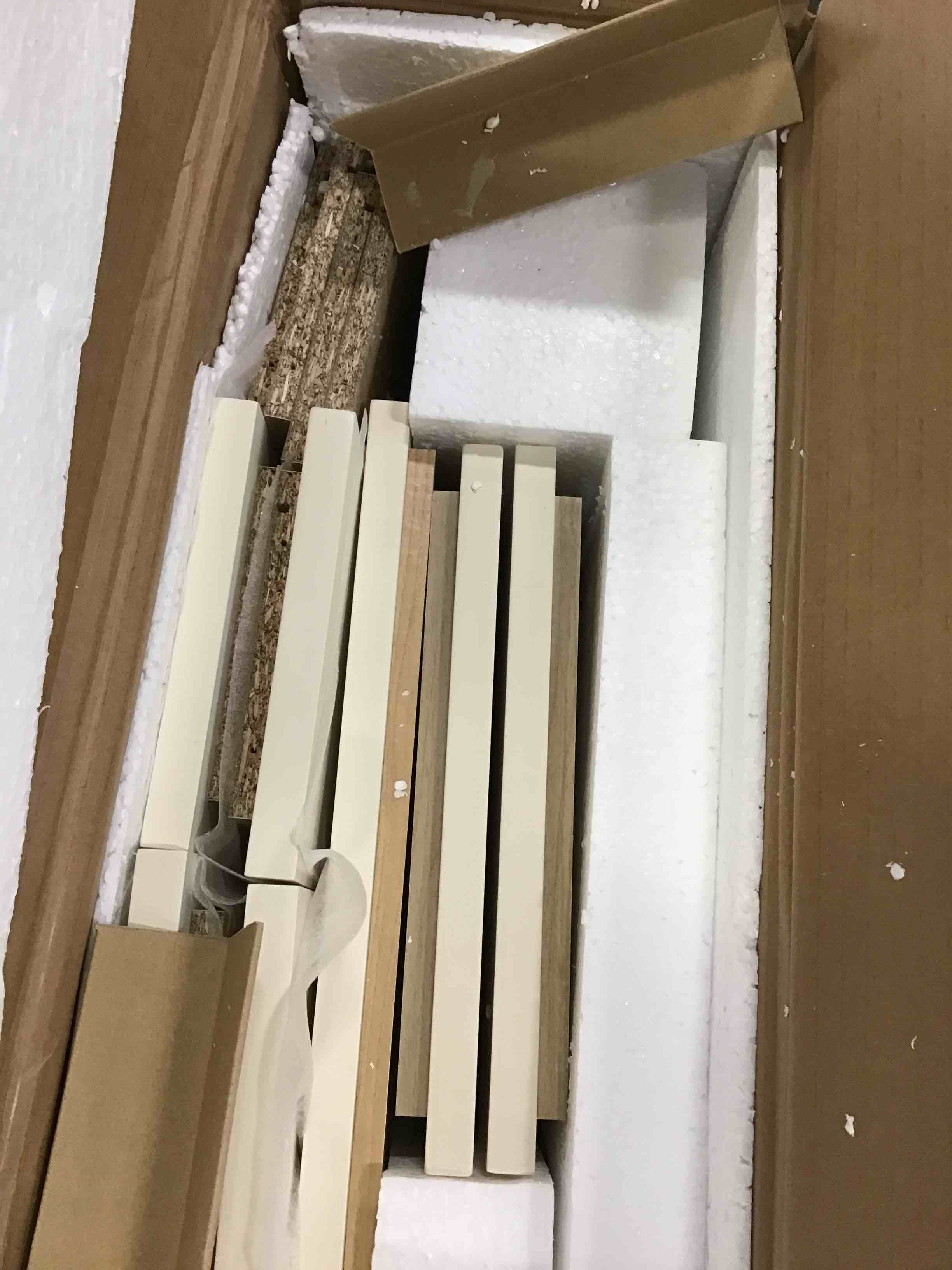 Baxton Studio Braith Ivory 7 Drawer Dresser ( incomplete box 1 of 3 ))