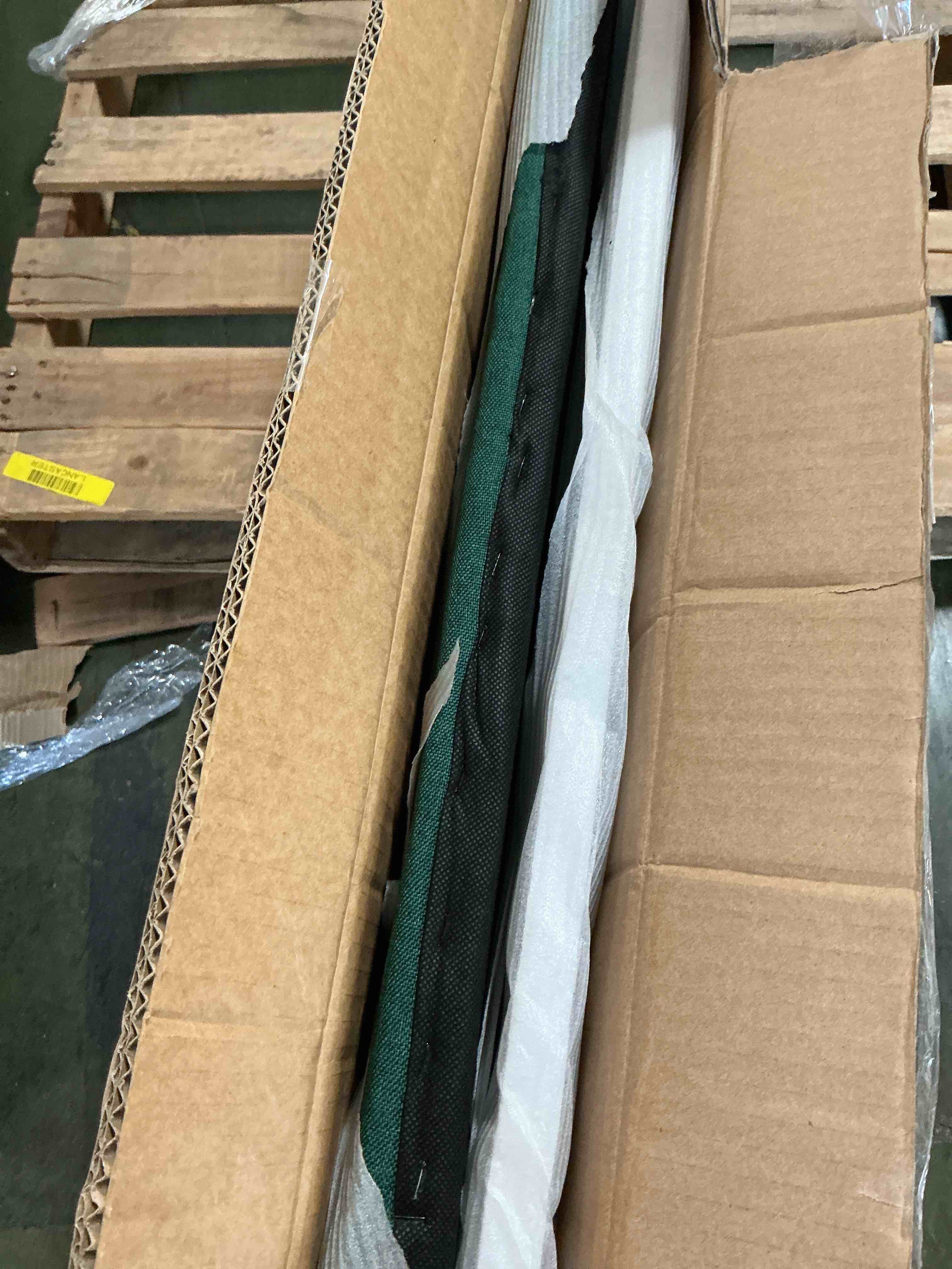Upholstered Double Twin Size Daybed with Trundle and Drawer Green (Incomplete, Box 3/3 )