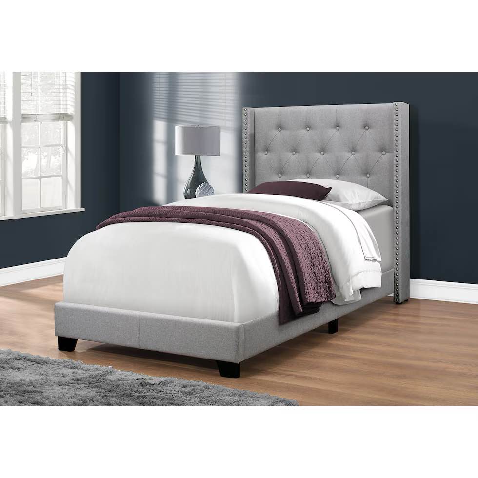 Nessie Upholstered Bed (Twin Size)