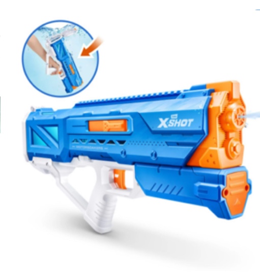 xshot water hydra pulse motor soaker (fast fill) motorized outdoor water blaster by zuru for ages 8+