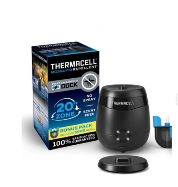 E65 Rechargeable Mosquito Repeller + Fast Charging Dock