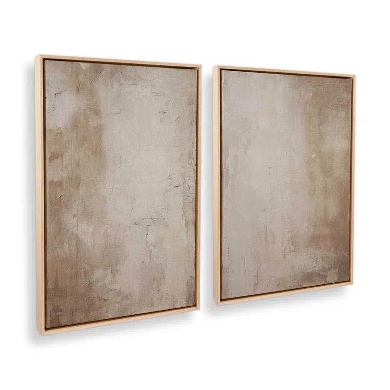 Fresco's Silent Tale, Set of 2 Print on Canvas 30” x 20”