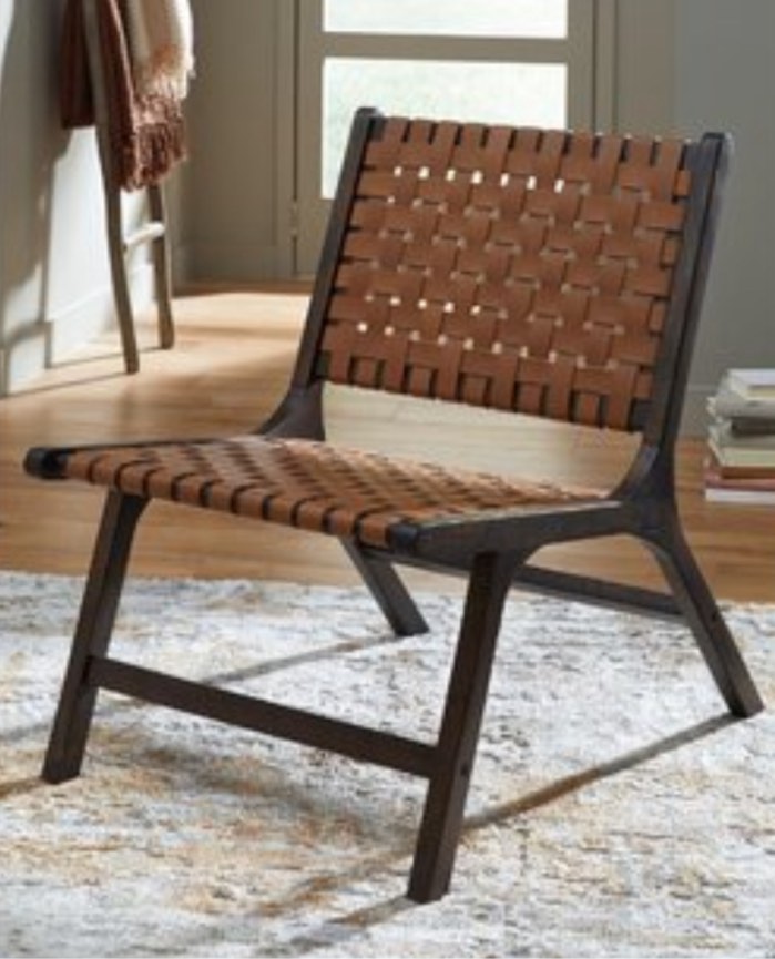 Garris 24.5" W Leather Match Side Chair