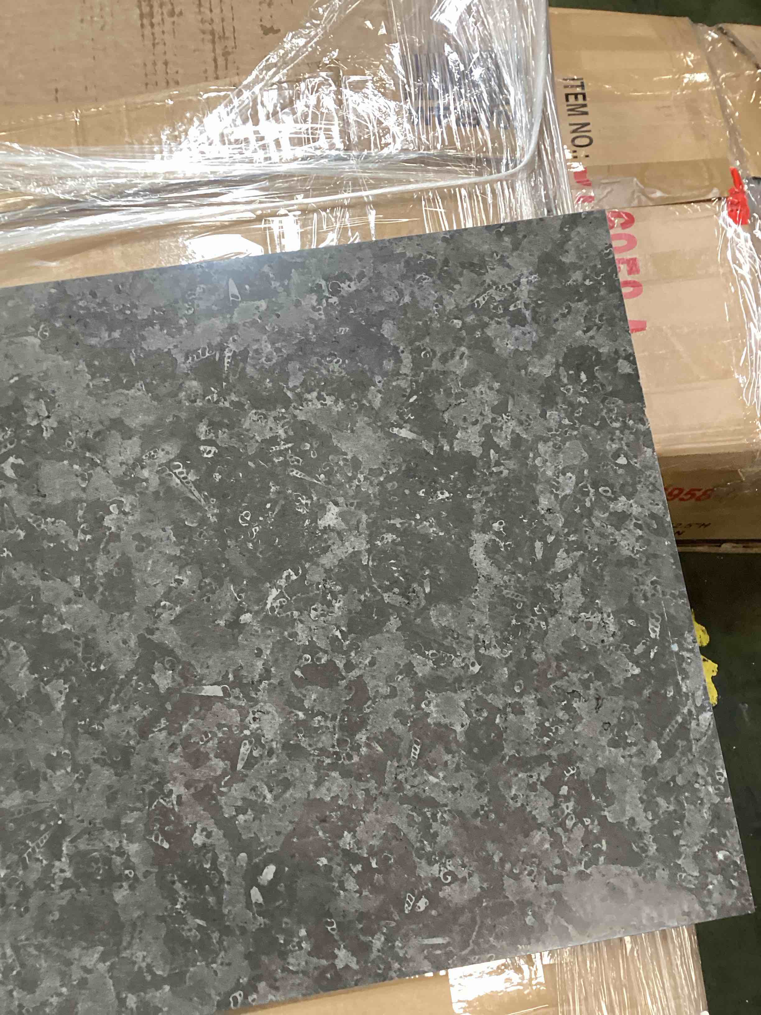 18” x 18” Grey Tile With Polished Finish (similar to stock photo)