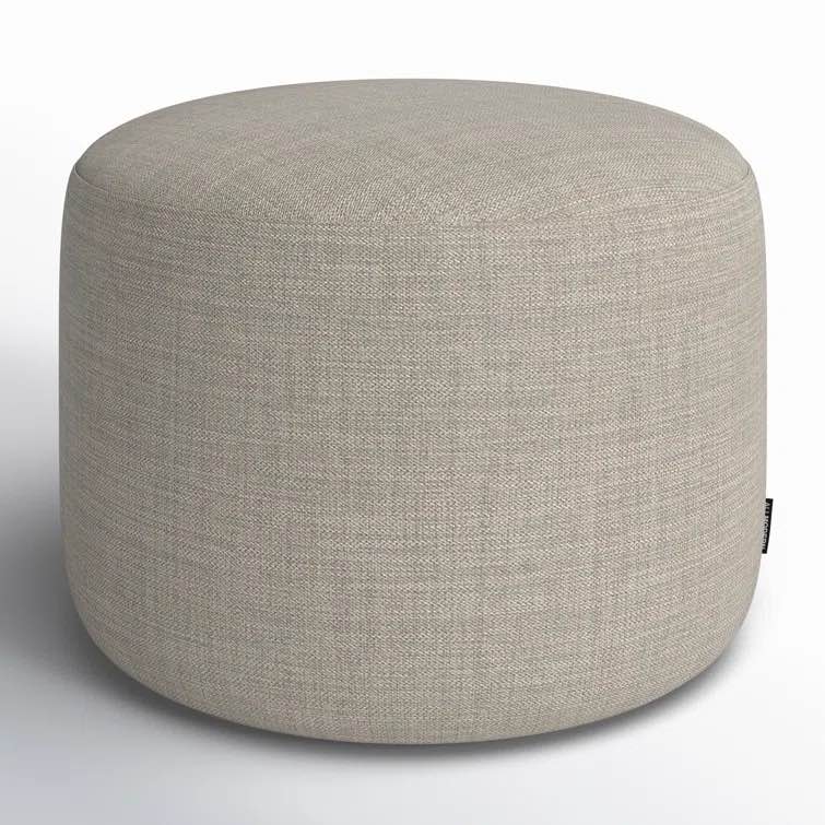 Dasa 22" Upholstered Pouf Ottoman