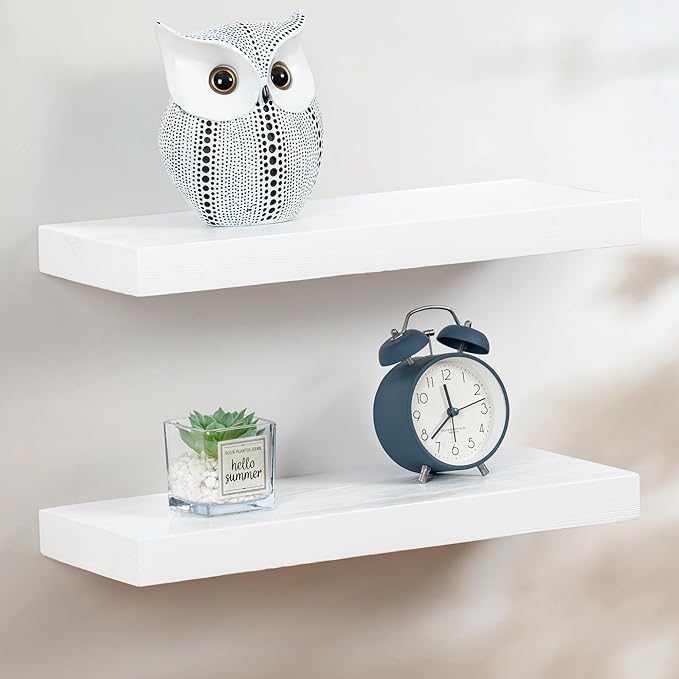 2 piece pine floating shelf 