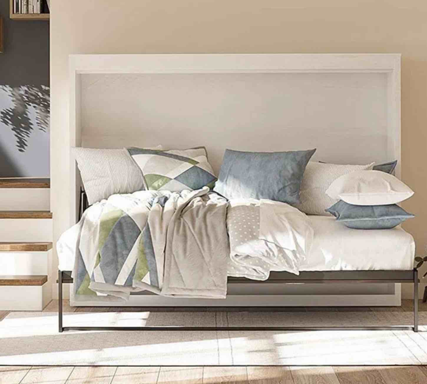 *incomplete,box 2/2 only* Signature Sleep Full Size Daybed Wall Bed in Ivory Oak