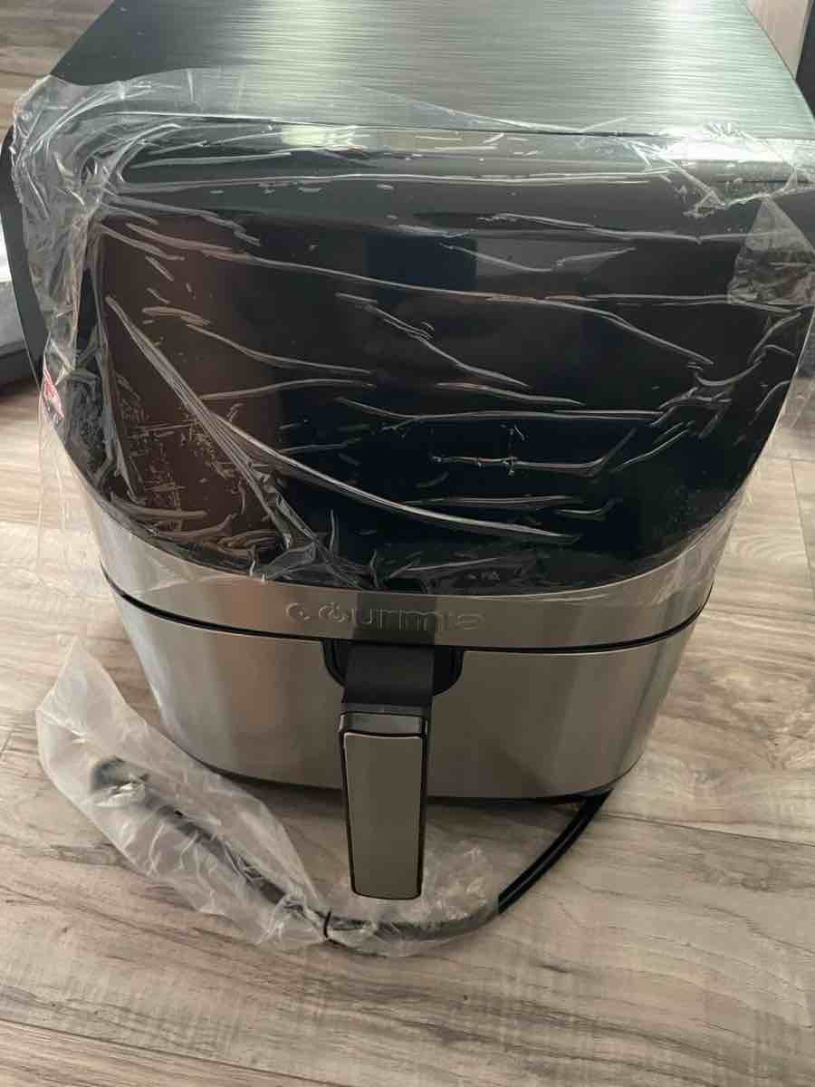 gourmia 8 qt. stainless steel digital air fryer - damaged
