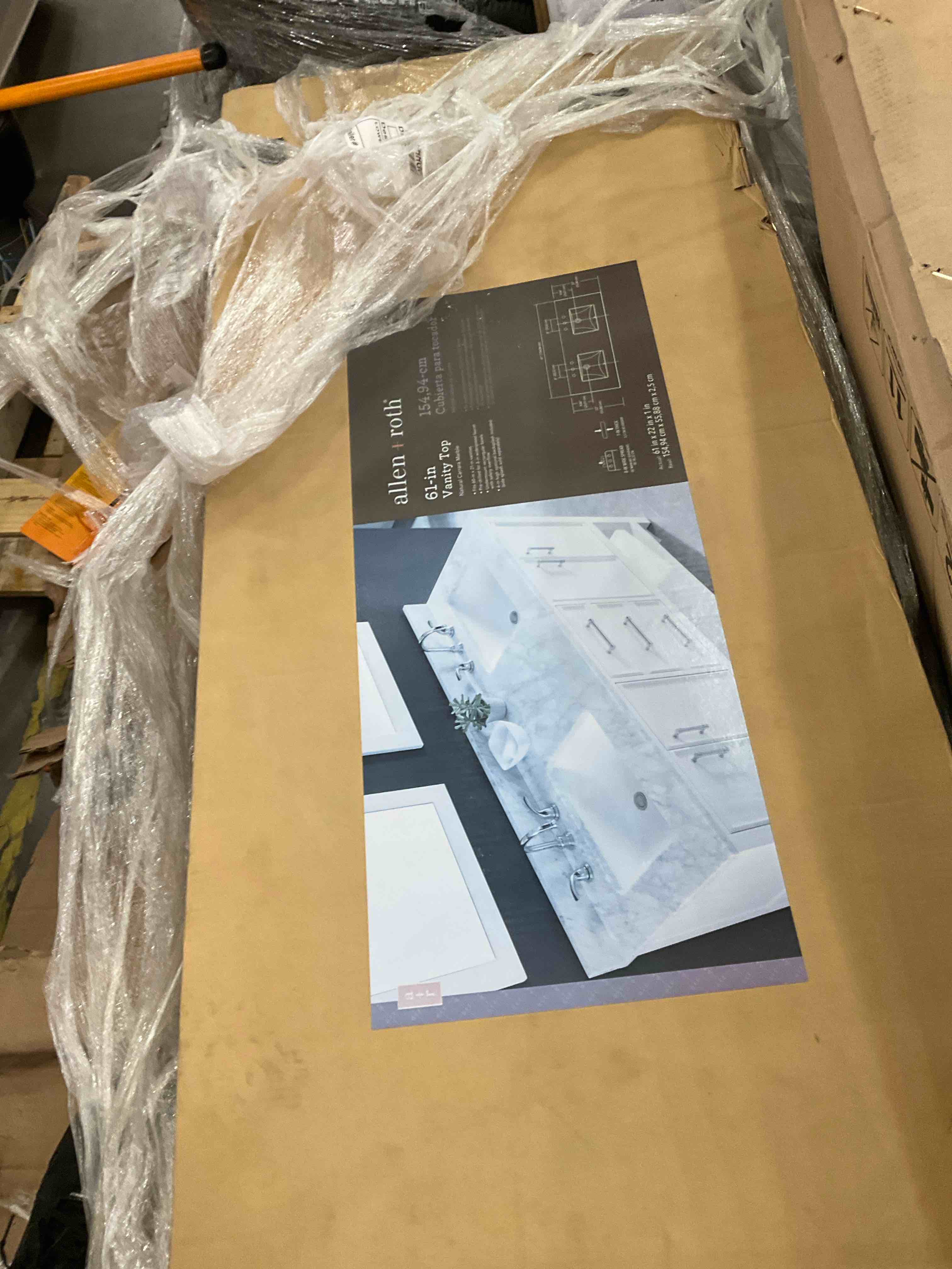 allen+roth 61 inch Vanity Top