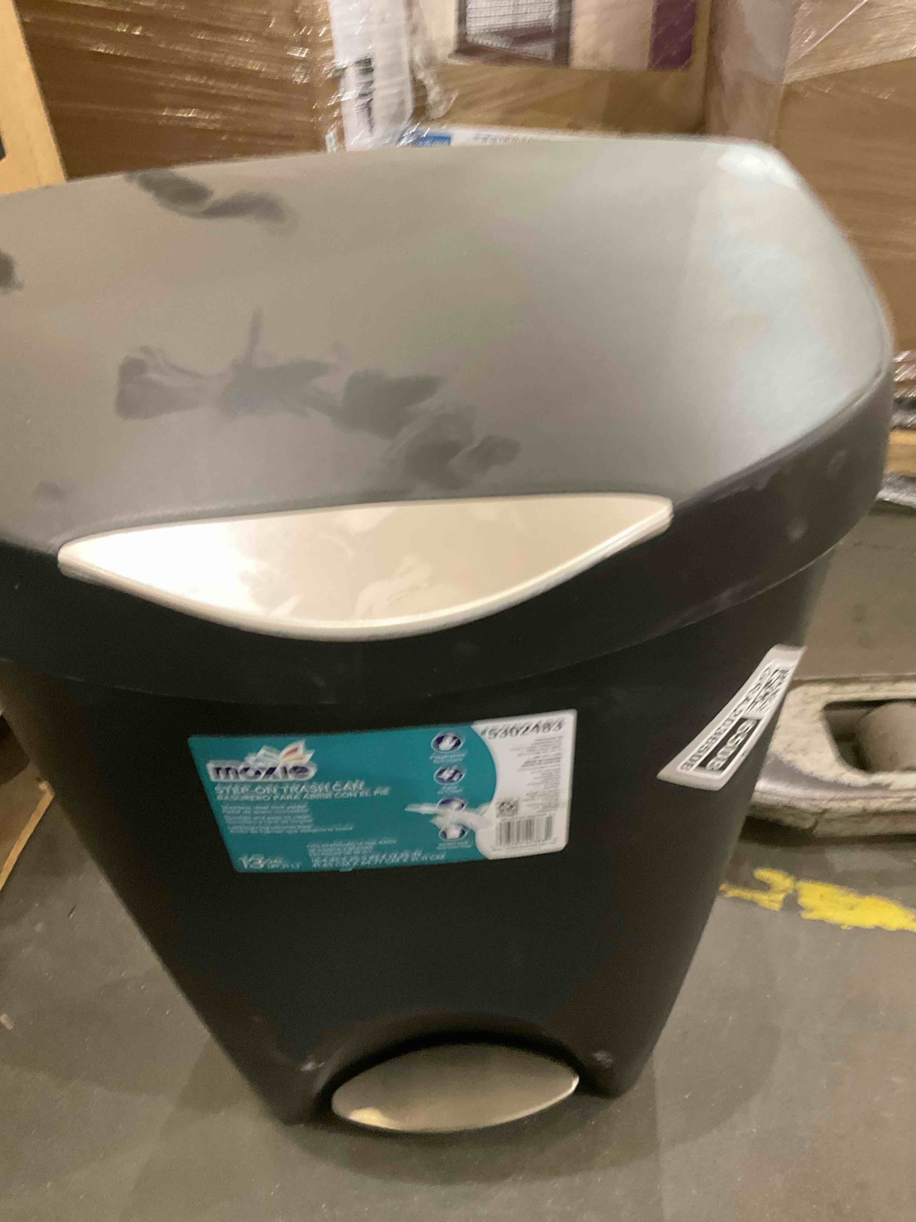 Moxie Step-On Trash Can