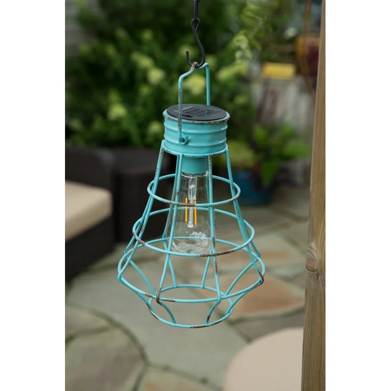 Edi-Sol 9.38'' Solar Powered Outdoor Lantern