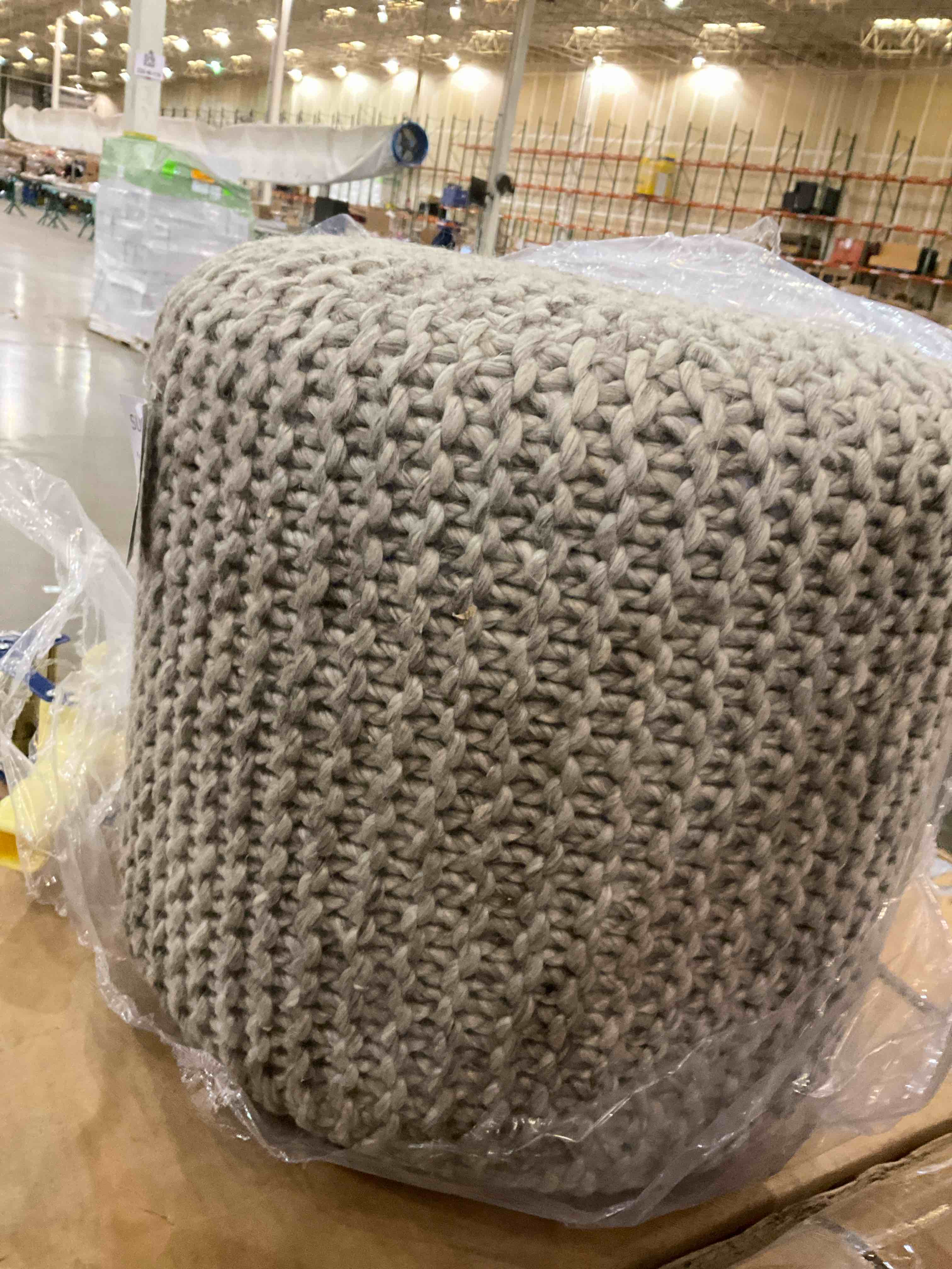 woven Ottoman 