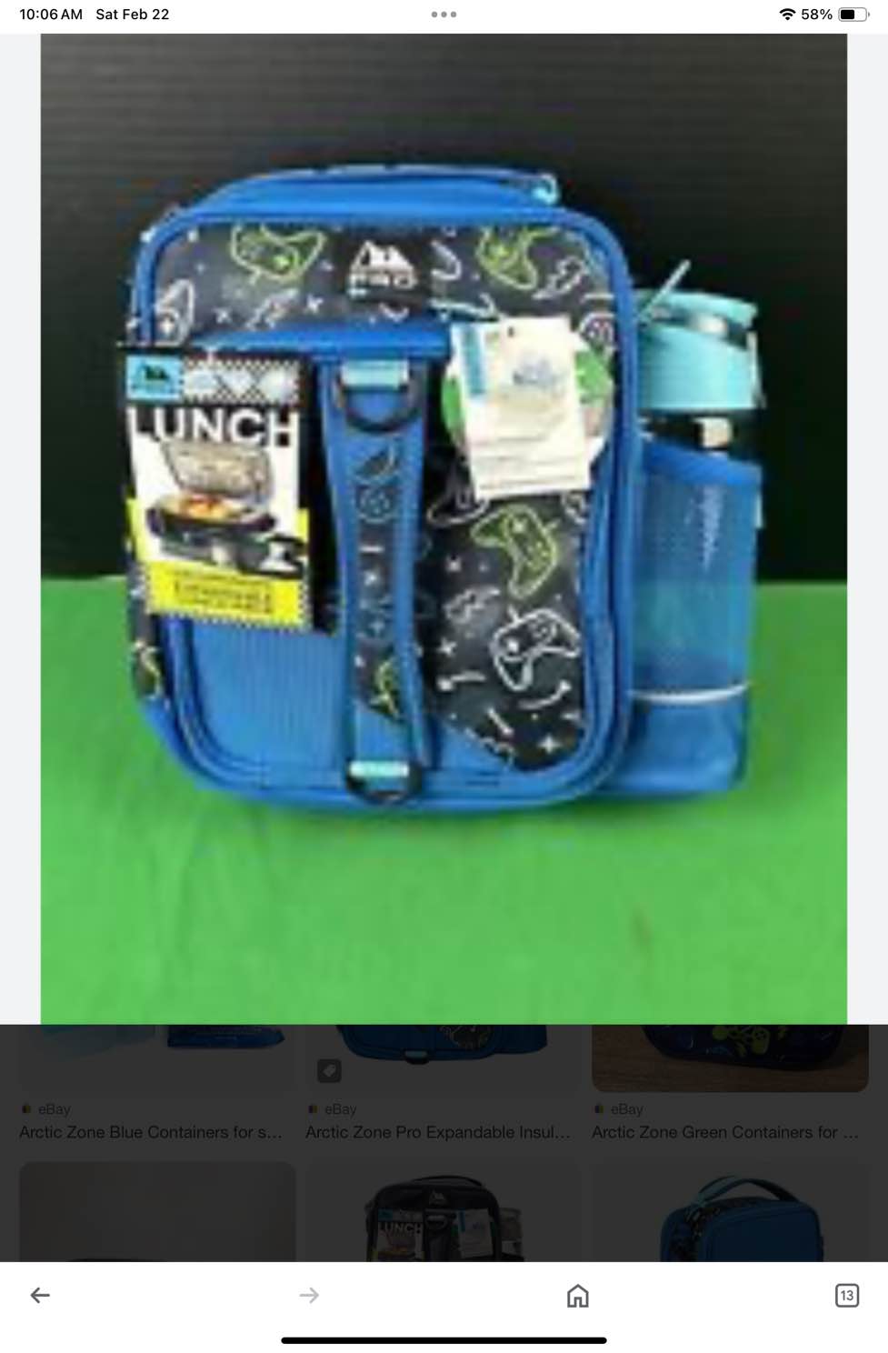 Arctic Zone Pro Expandable Insulated Lunch Pack, with Food Containers & Bottle