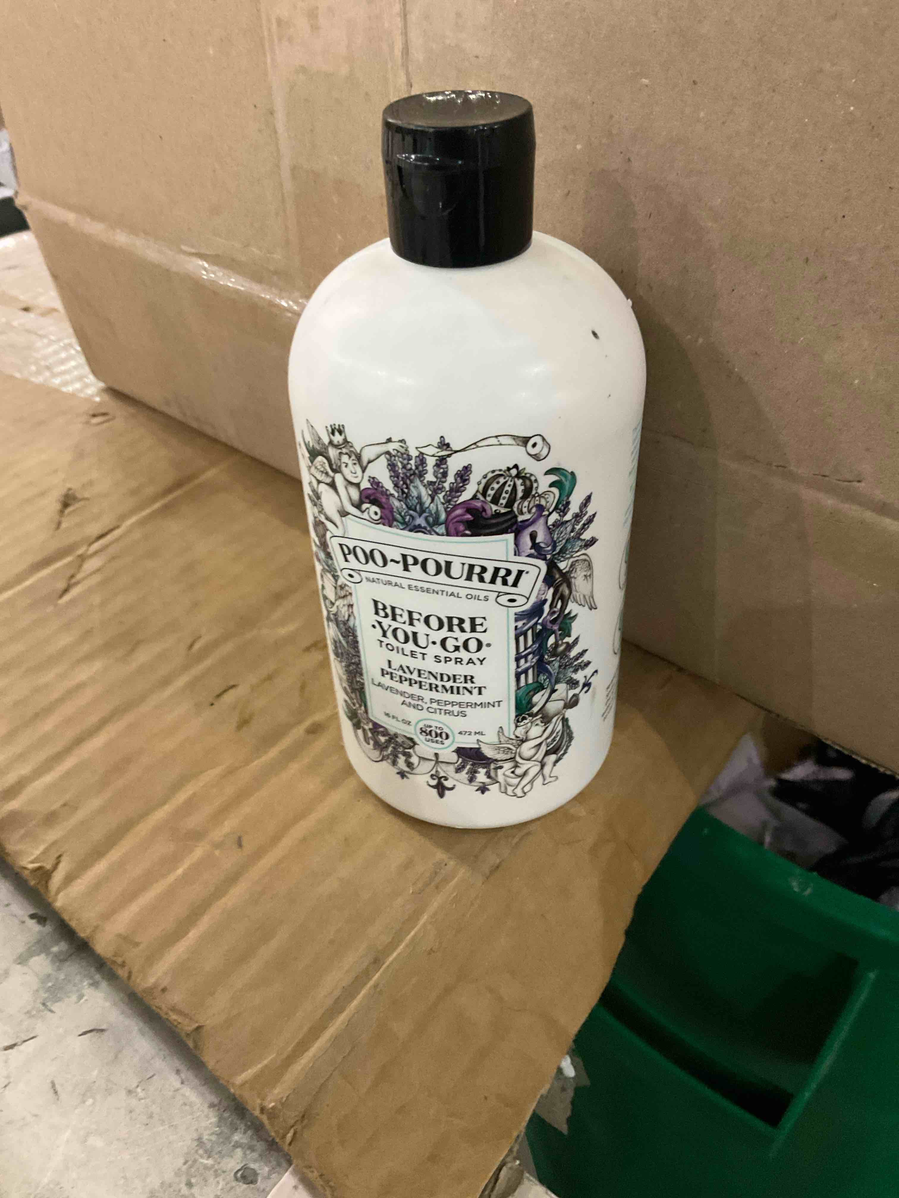 Poo-Pourri Before-You-Go Toilet Spray  Lavender Peppermint  Travel Size 16mL - Lavender  Peppermint and Citrus 0.34 Fl Oz (Pack of 1)