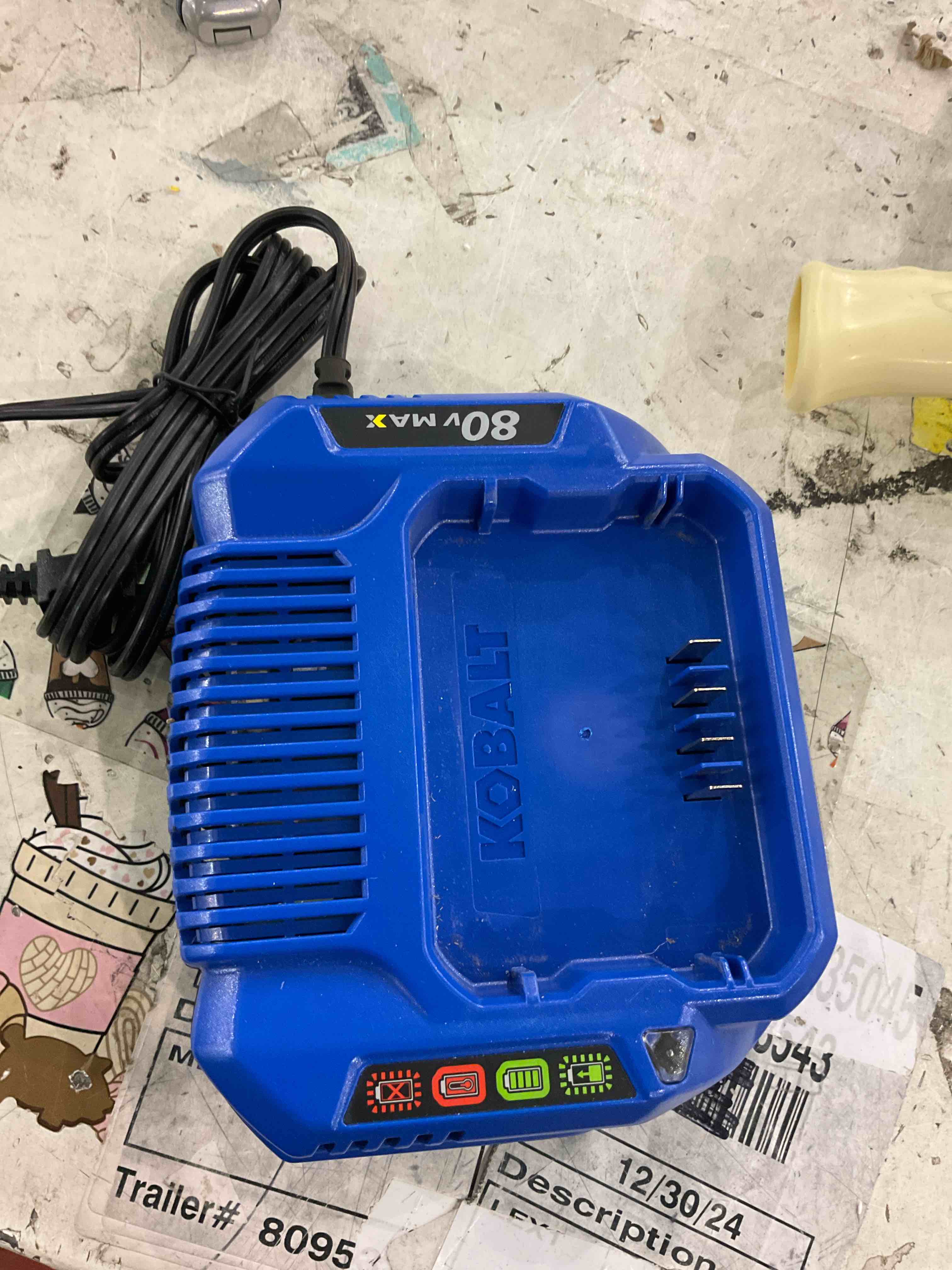 Replacement Charger KRC 0280-06 Compatible with All Kobalt 80-Volt Batteries