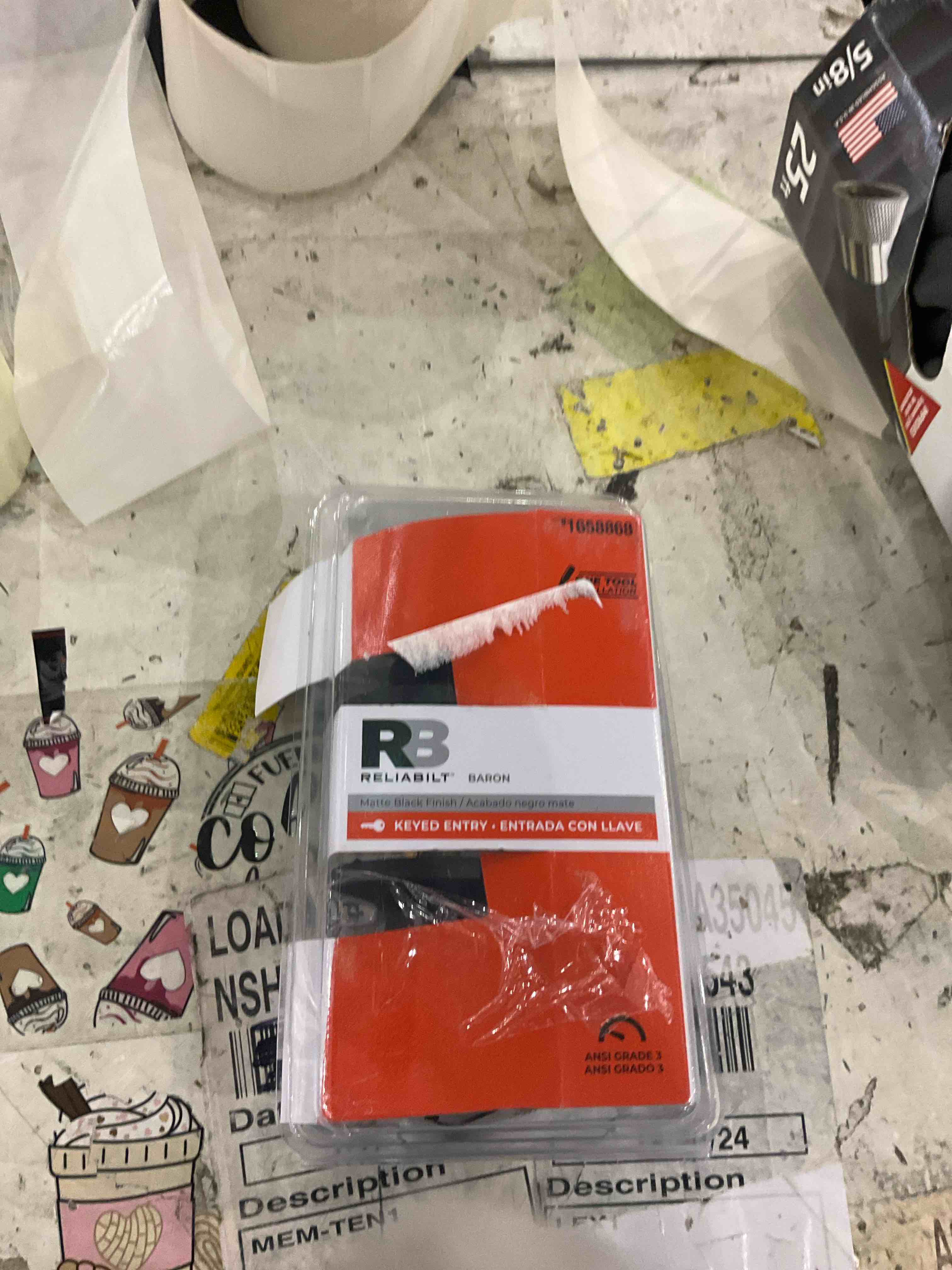 Bragg Satin Nickel, Modern Electronic, Deadbolt & Door Handle, Satin Nickel, RELIABILT Satin Nickel Electronic Deadbolt with Keypad & Passage Door Handle, Keyless Entry