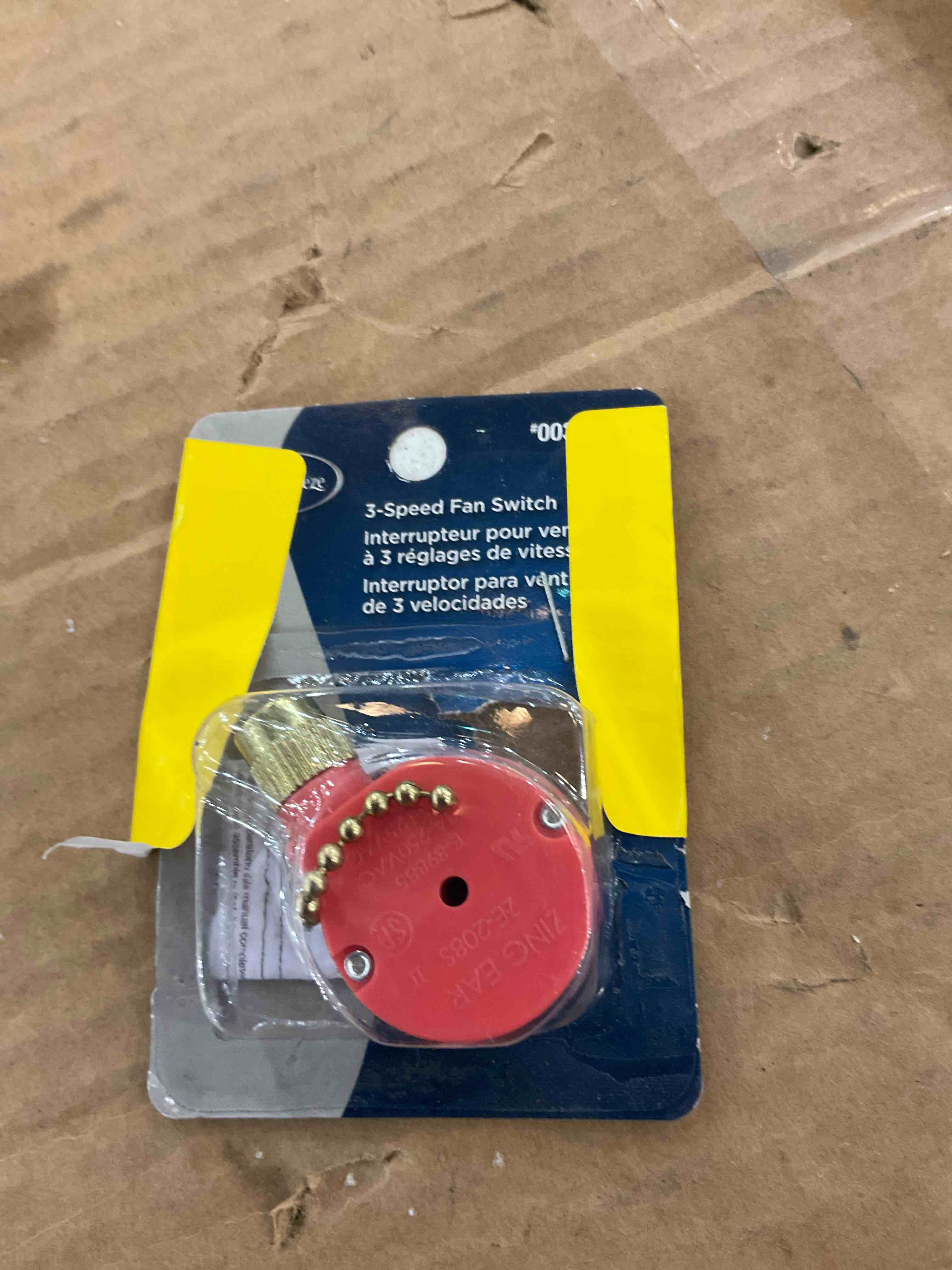 harbor breeze 3 speed fan switch