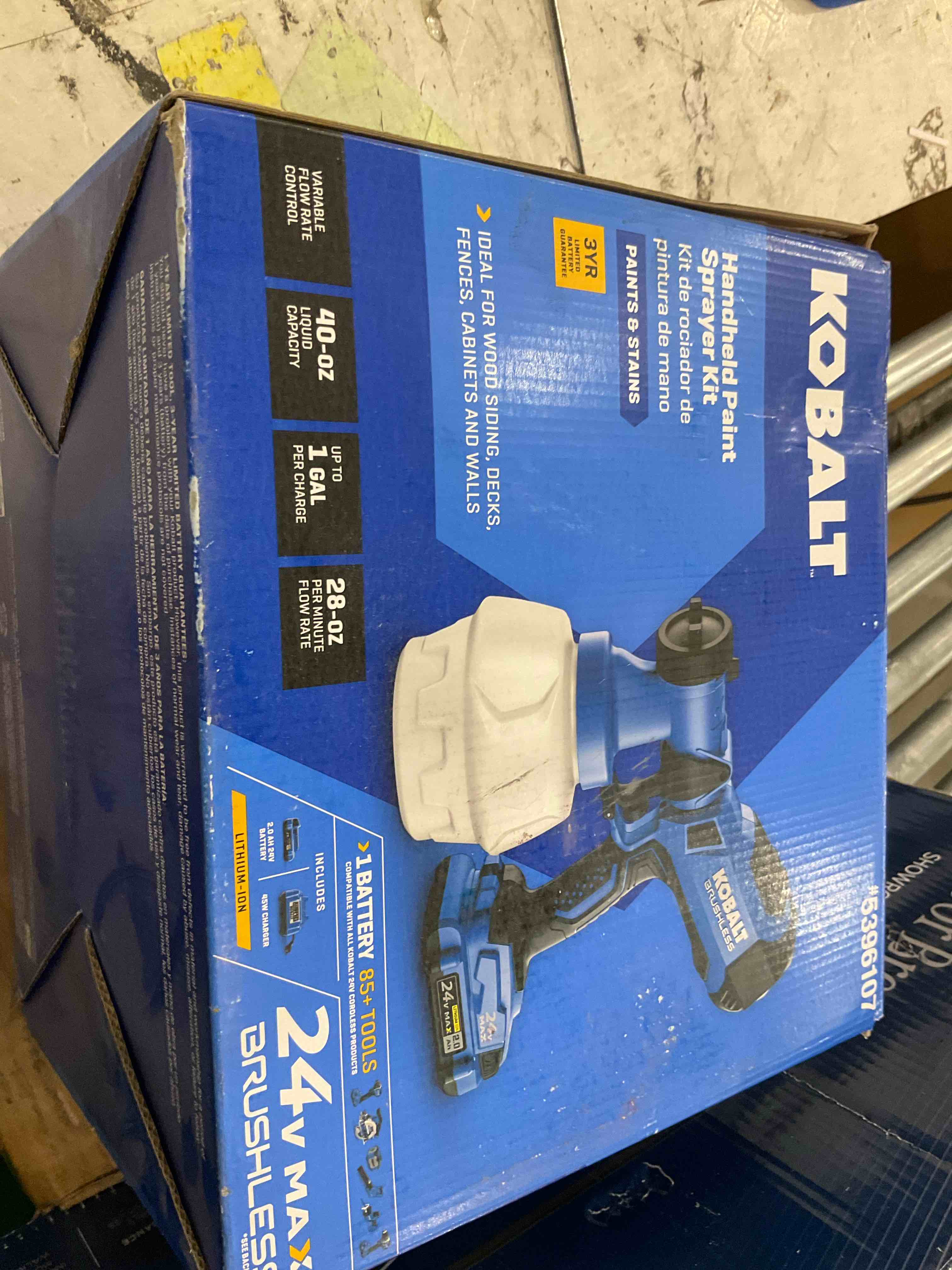 kobalt handheld paint sprayer 