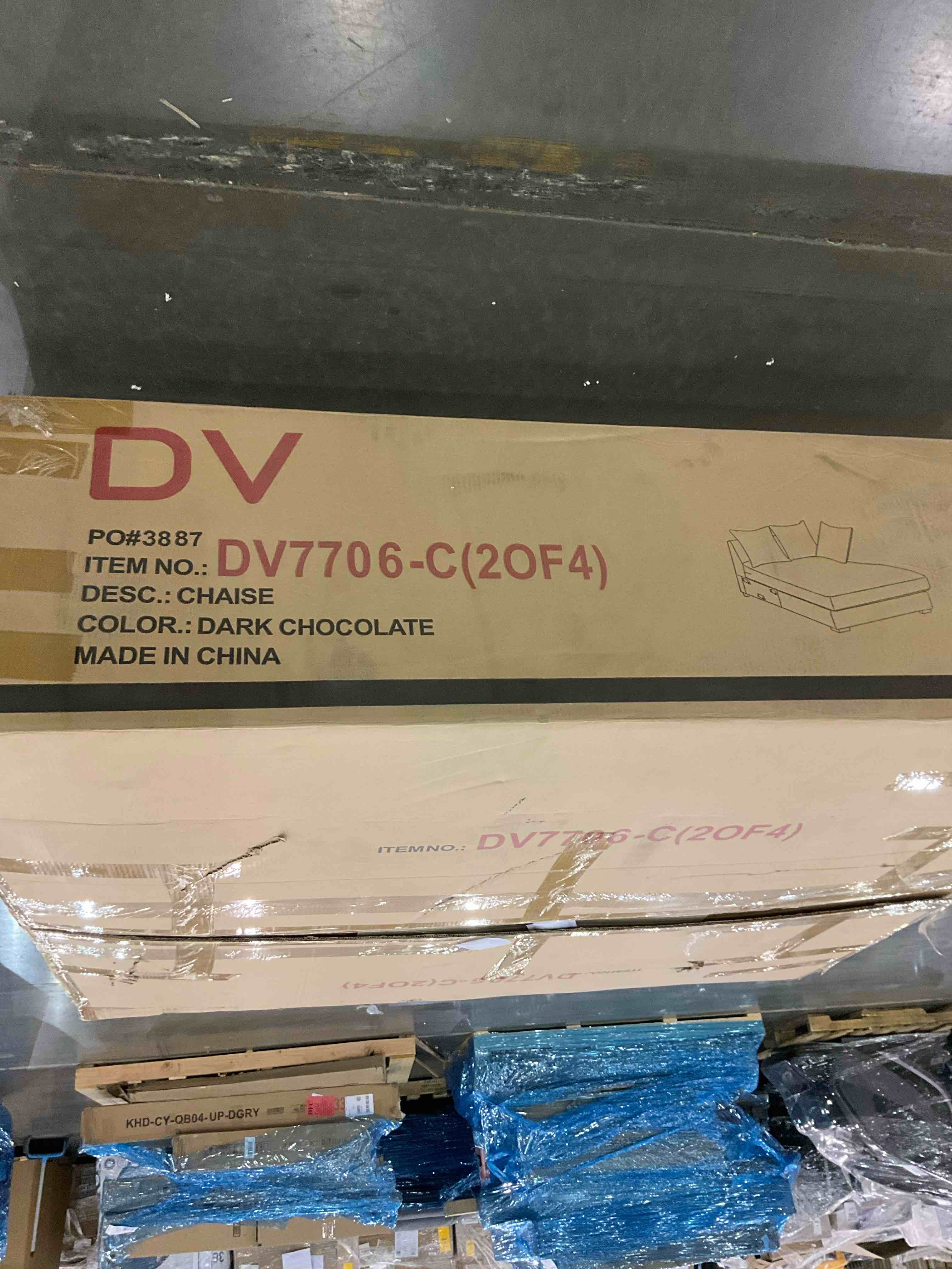 chaise only dark chocolate 