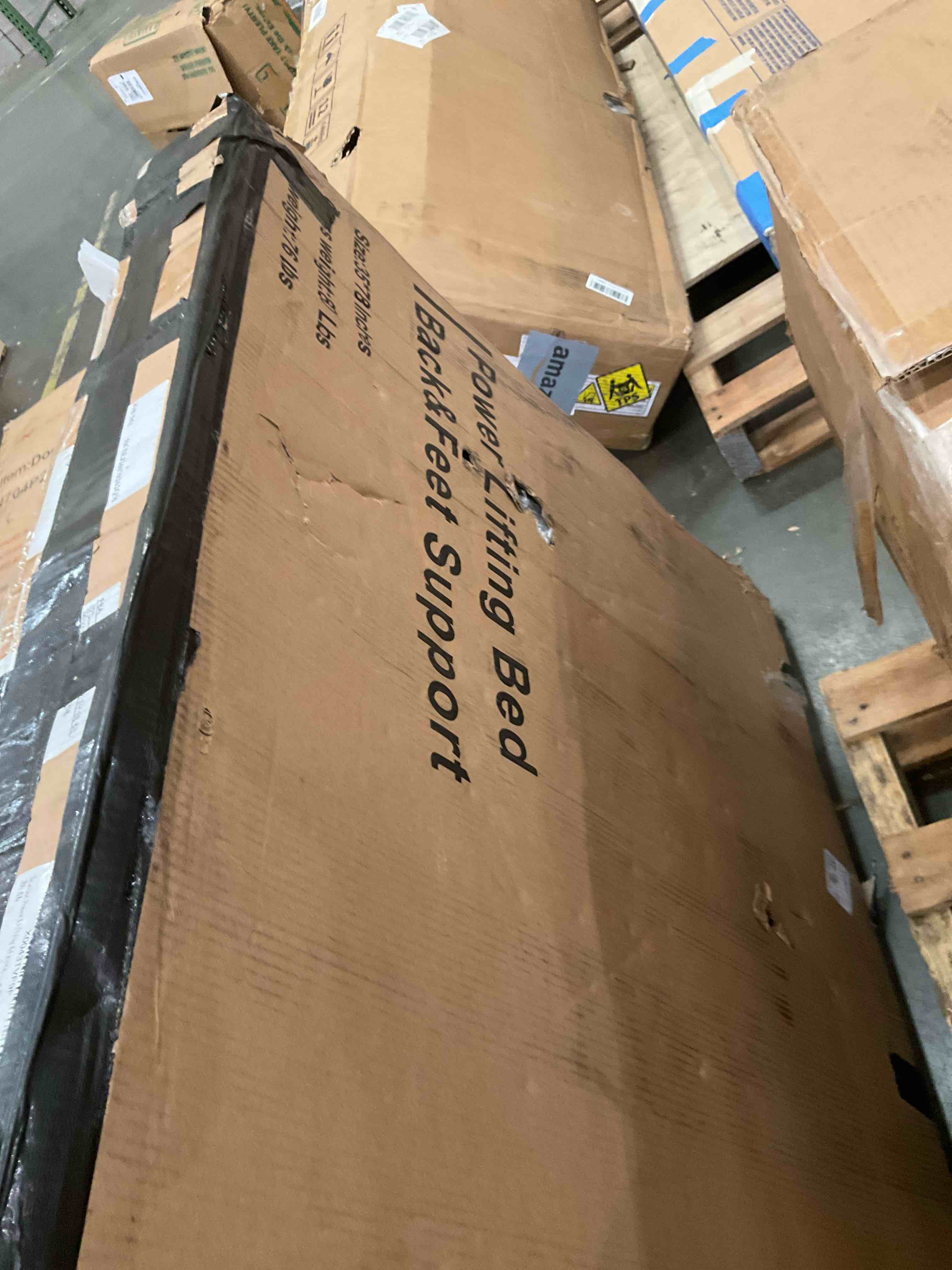 power lifting bed back and feet support 