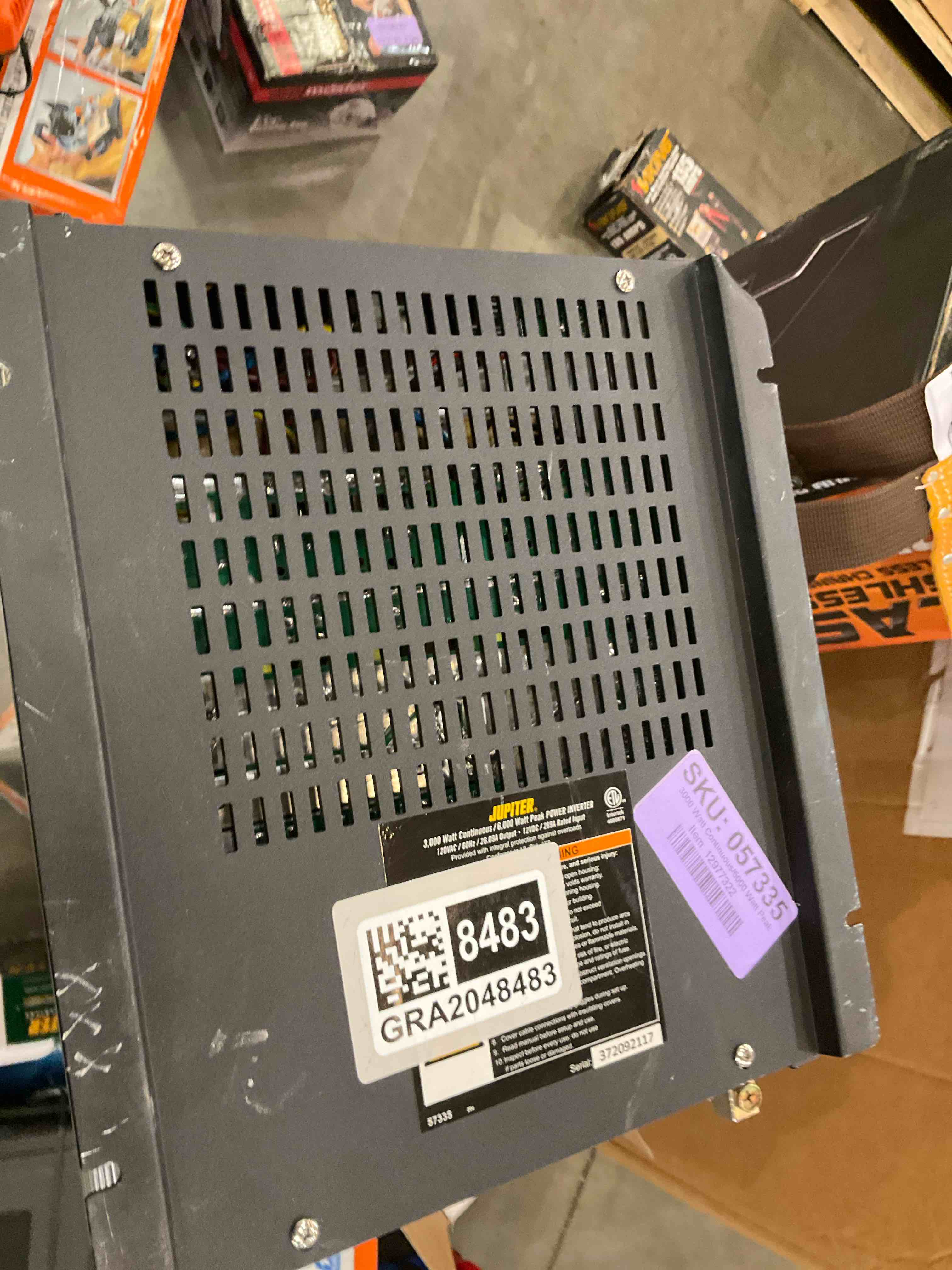 3k watt continuous 6k watt peek power inverter 