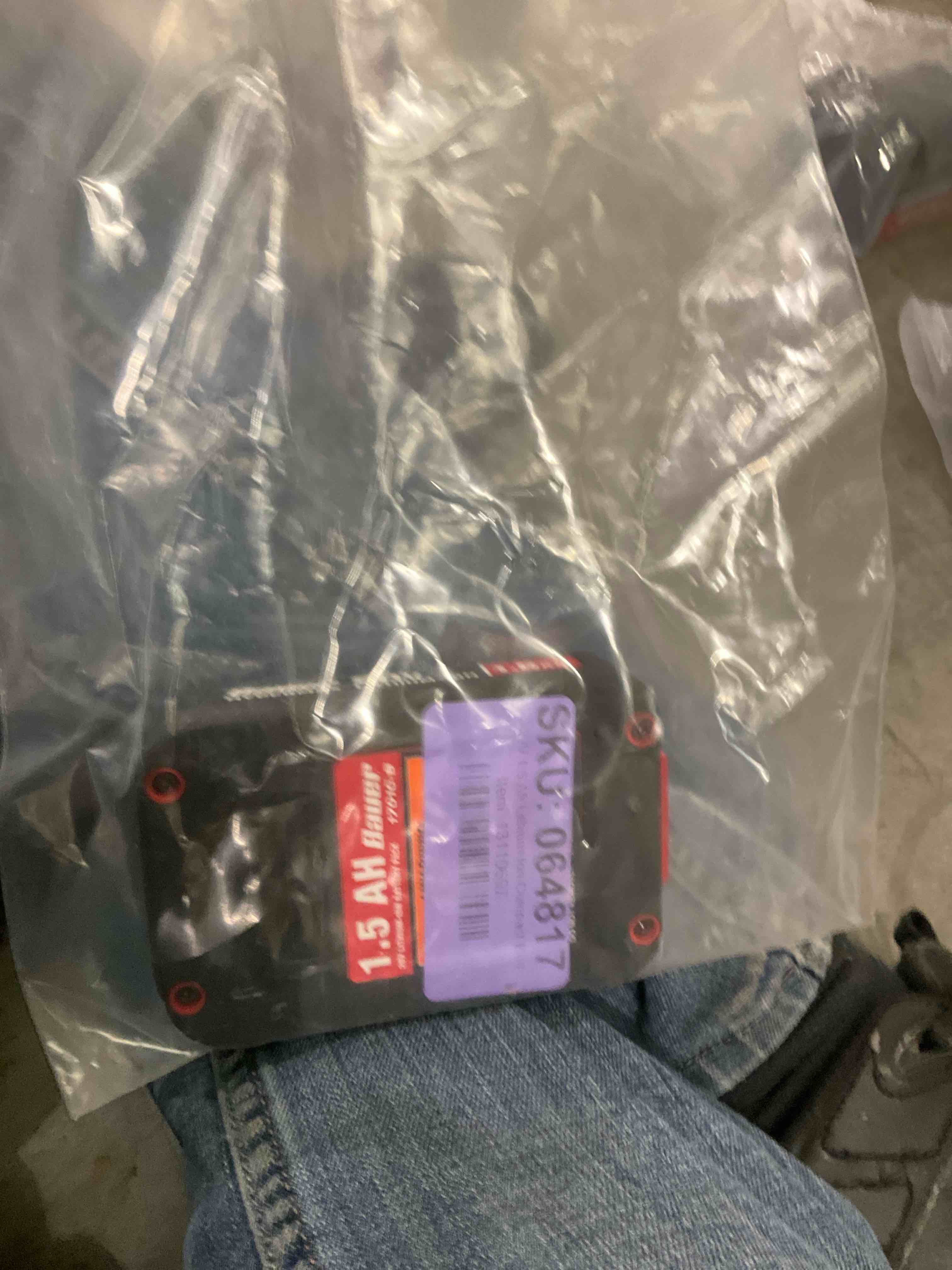 Bauer 20v 1.5ah lithium ion battery