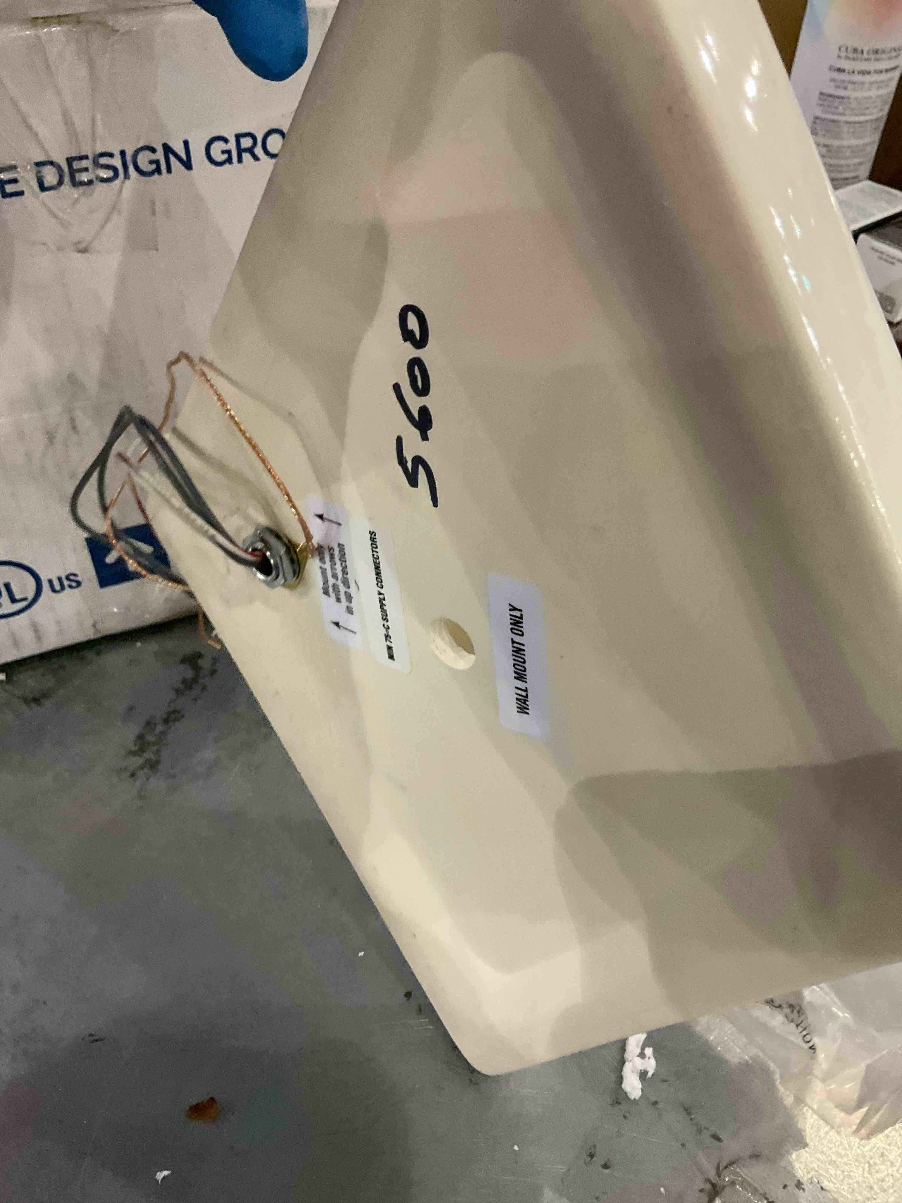 Condition photo showing As Is for Caeli 1-Light Wall Sconce