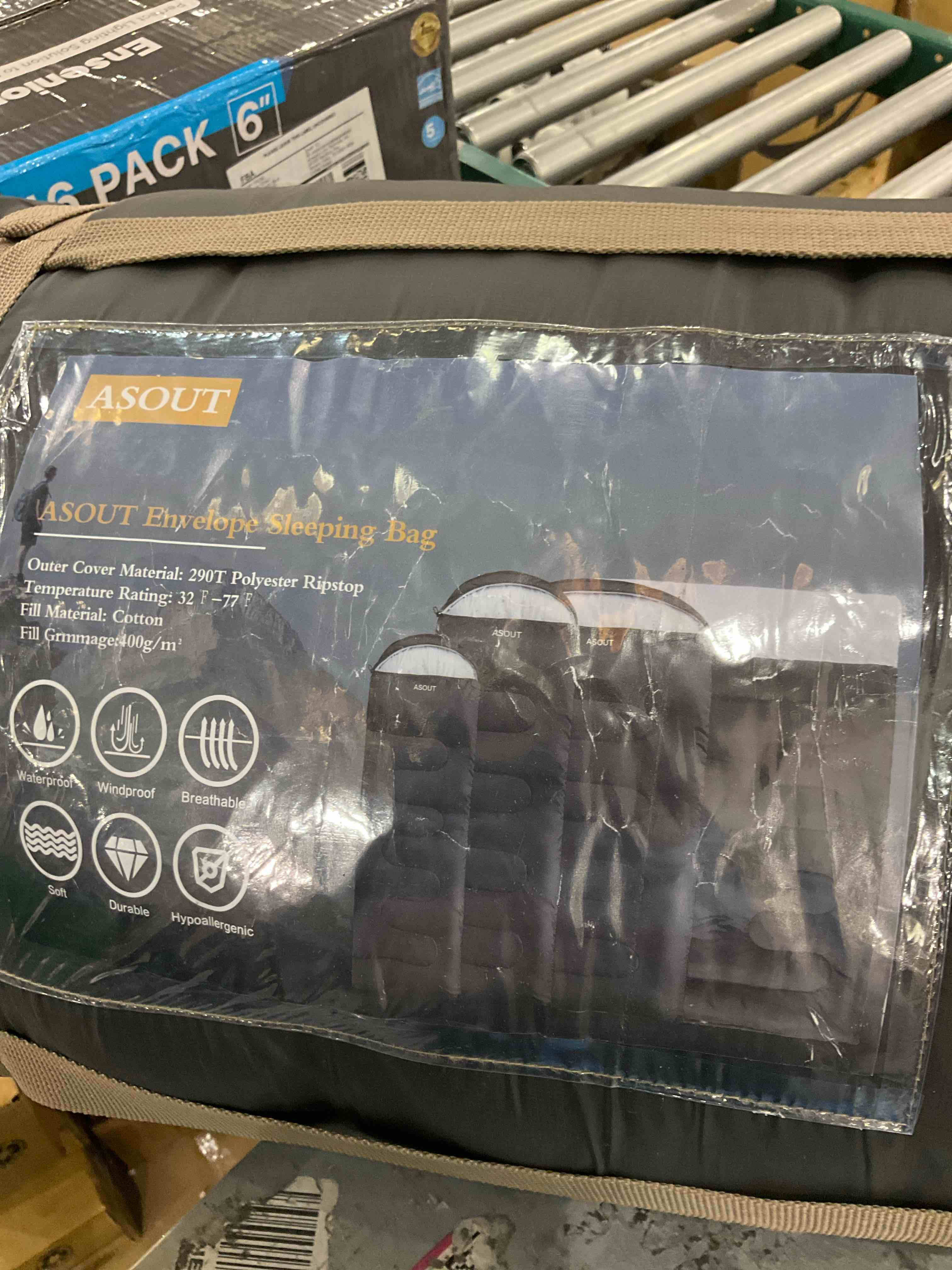 ASOUT ASOUT Envelope Sleeping Bag Outer Cover Material: