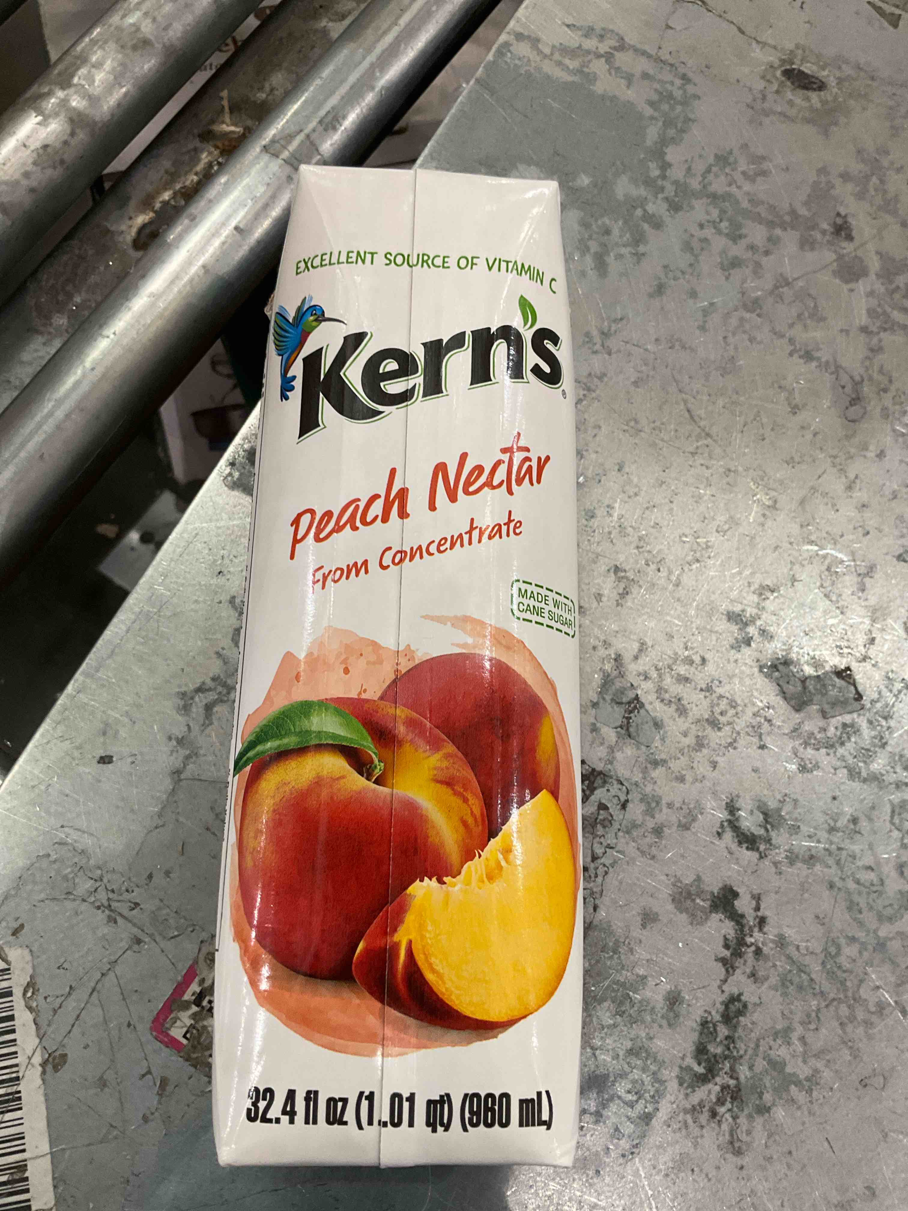 Kern's Peach Nectar, 33.4 fl oz 12 pack Expiration dates very 01/22/2025