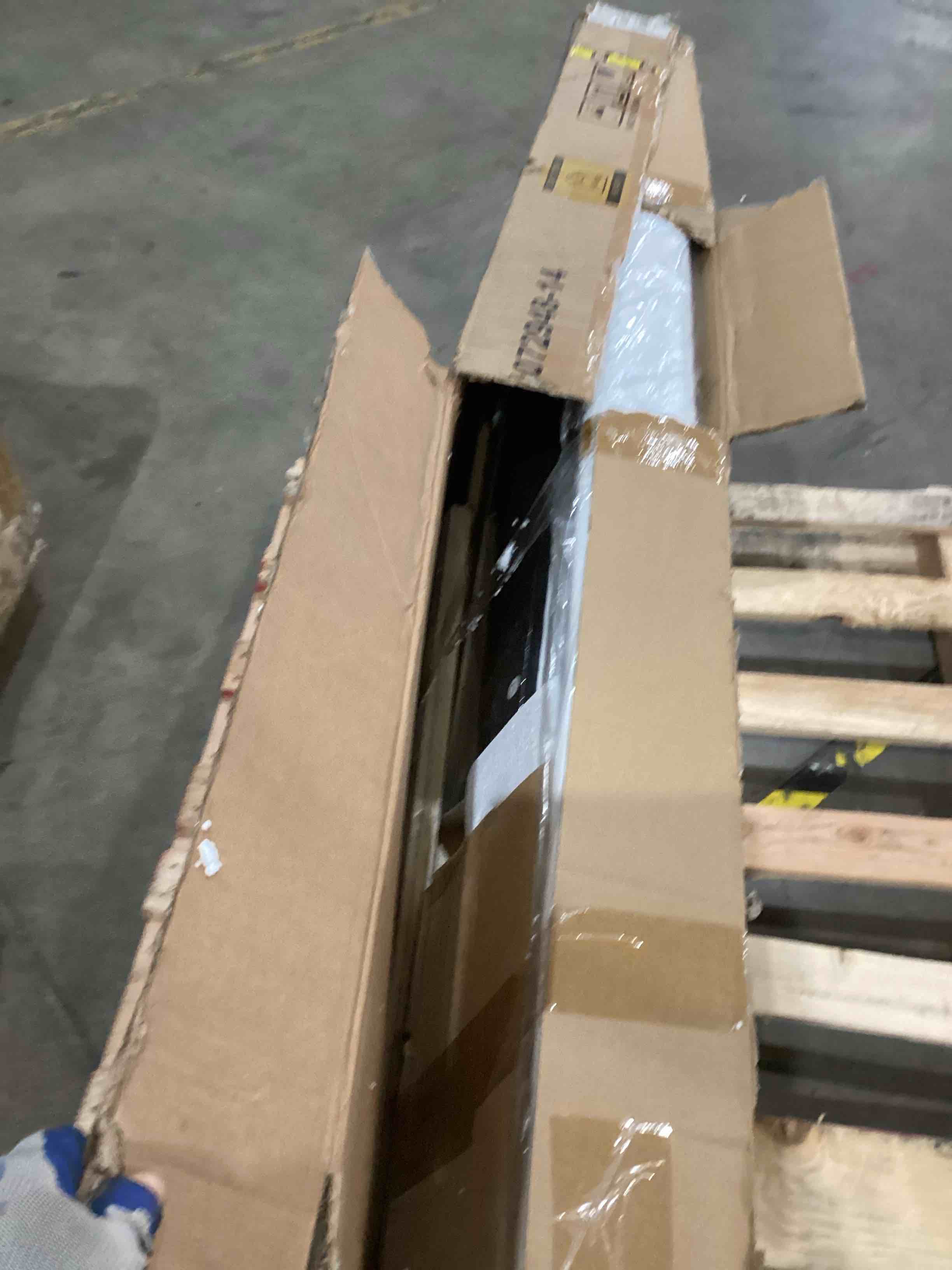 incomplete)) Allewie Queen Size Velvet Platform Bed Frame with Tufted Vertical Headboard and Wingback, Easy Assembly, Underbed Storage, No Box Spring Required, Modern Style