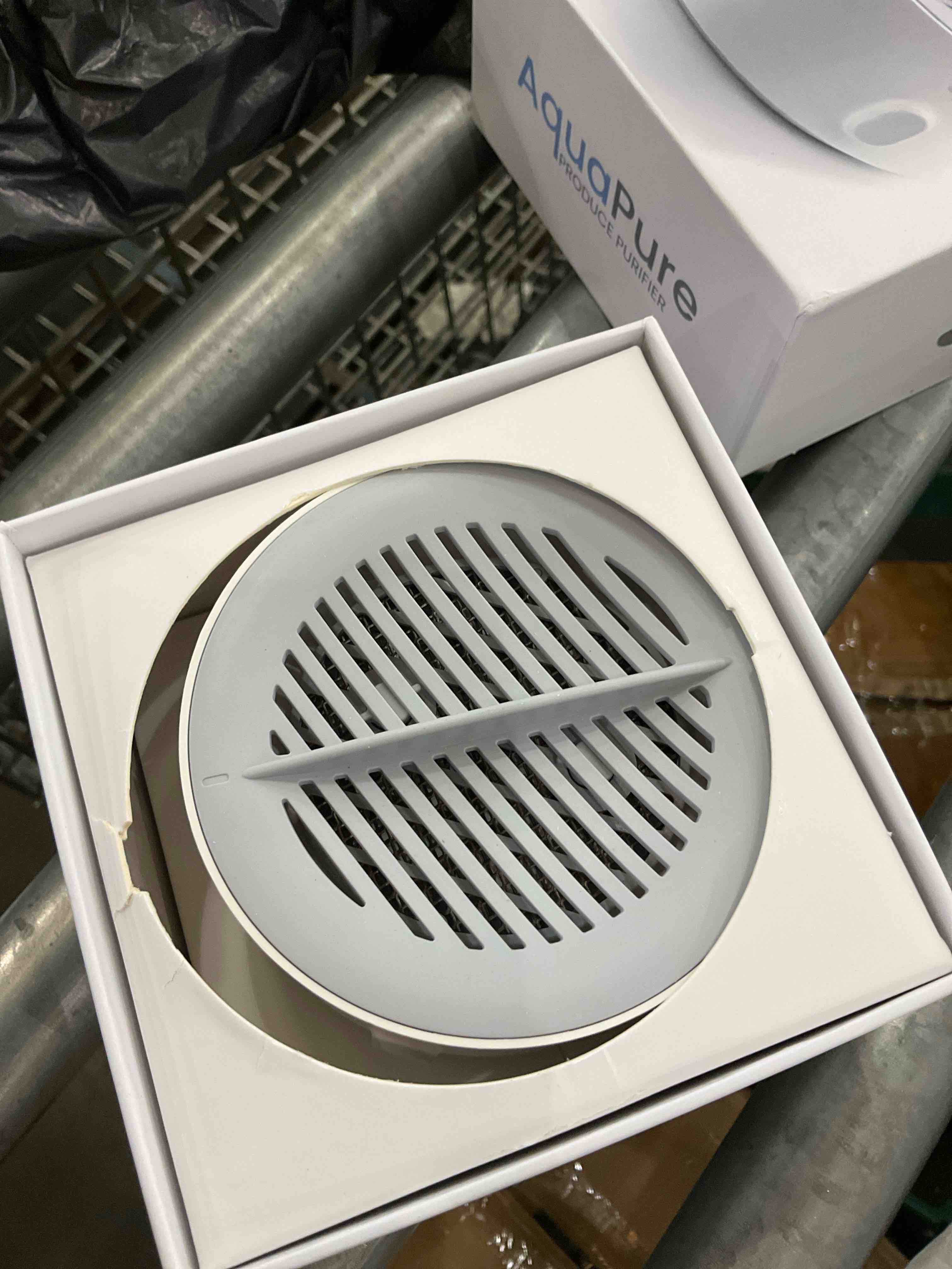 AquaPure - Fruit and Vegetable Washing Machine, USB-Rechargeable Produce Purifier 3.94 x 1.97 in