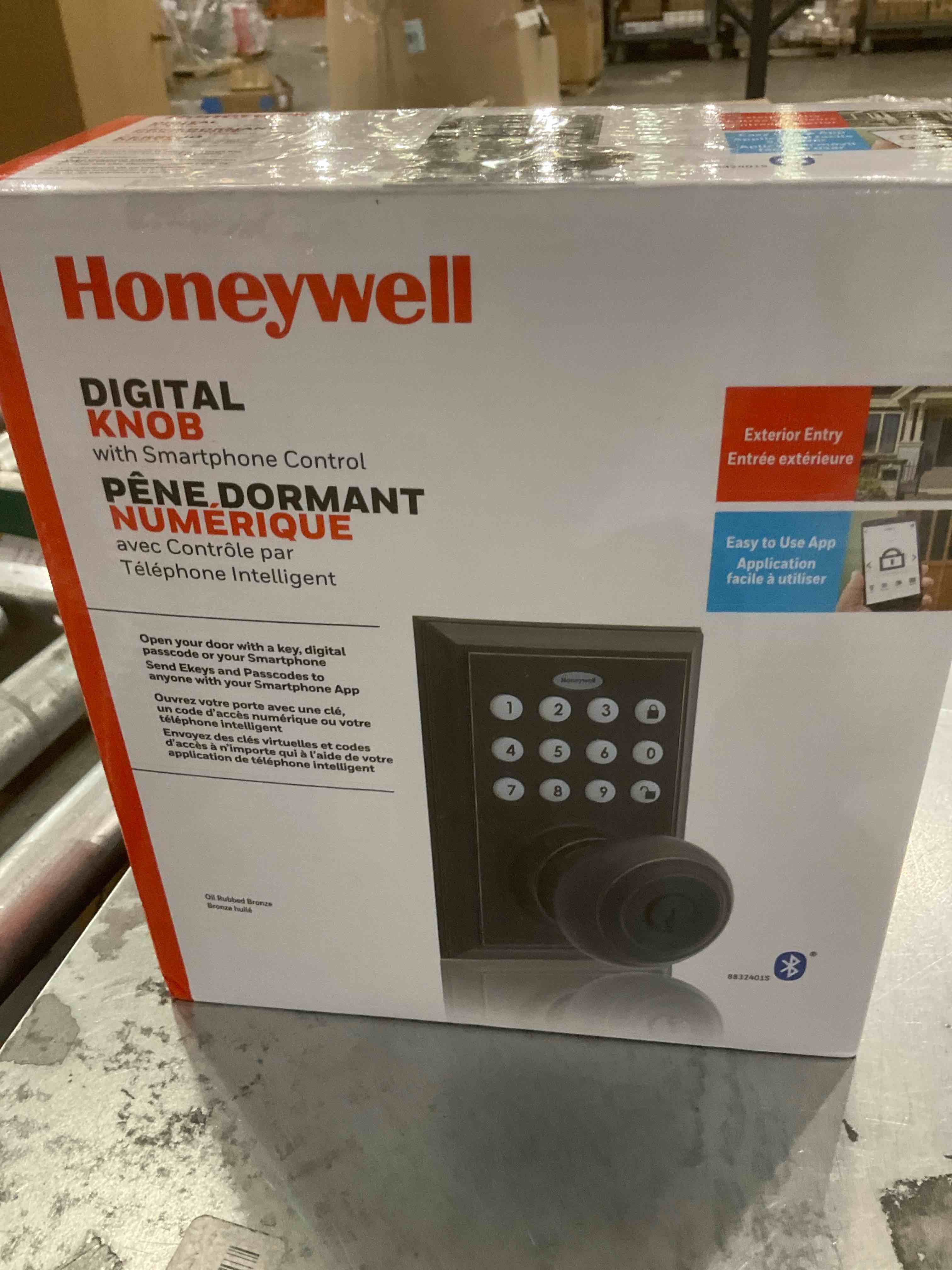 Digital Deadbolt Smart Door Knob with Bluetooth Capability