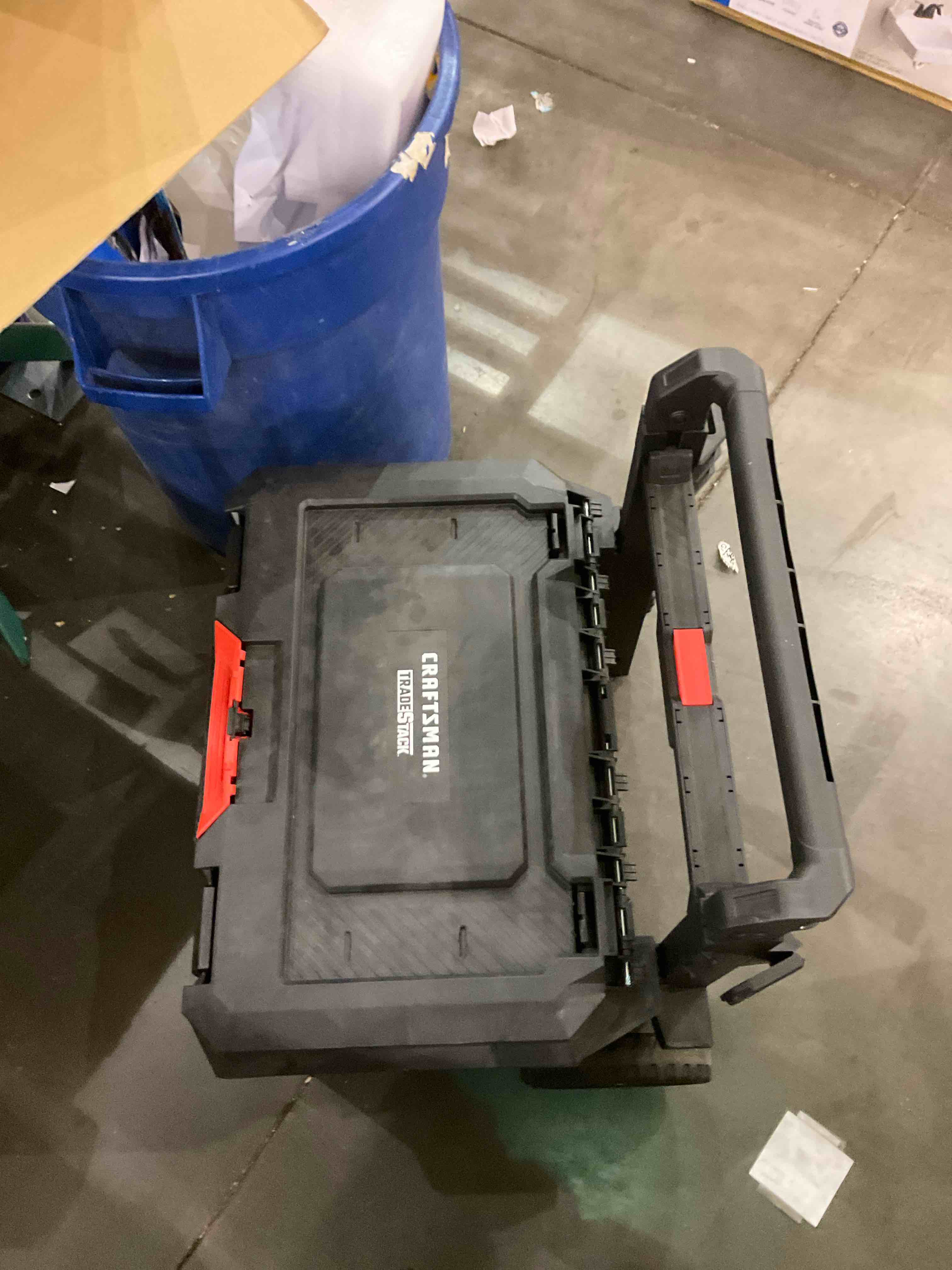 Keter Stack-n-Roll Mobile Tool Storage and Organization, 3 Piece Resin Modular Toolbox System