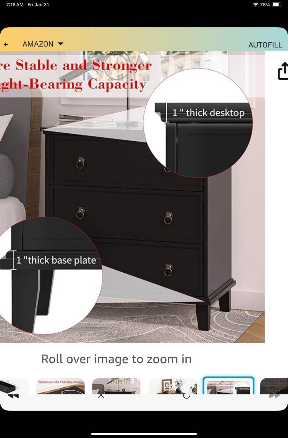 Cavit 3 - Drawer Nightstand