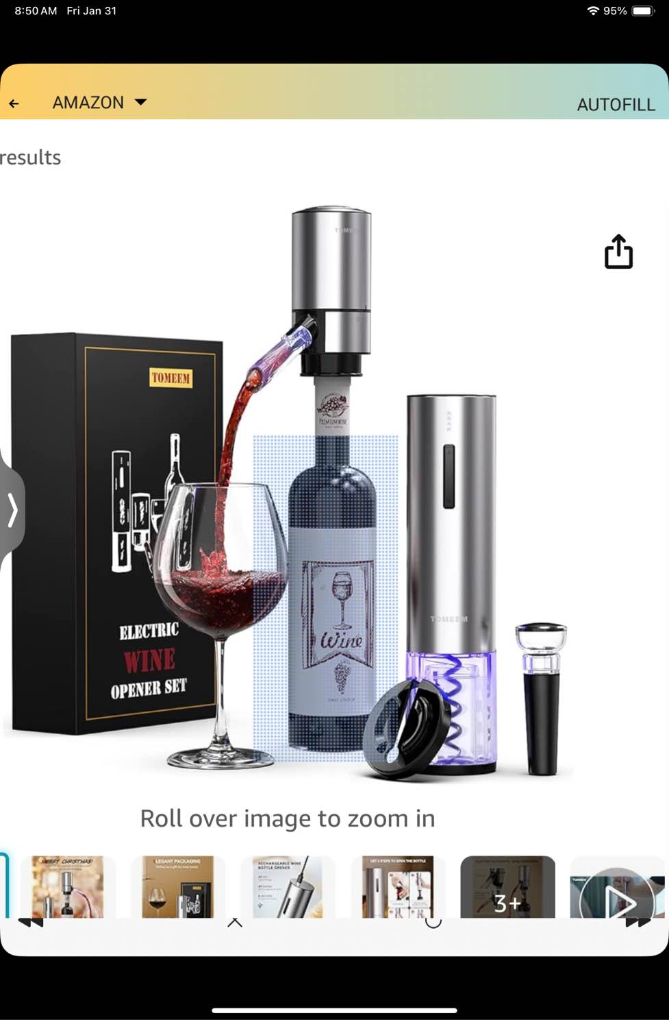 Automatic Electric Wine Opener