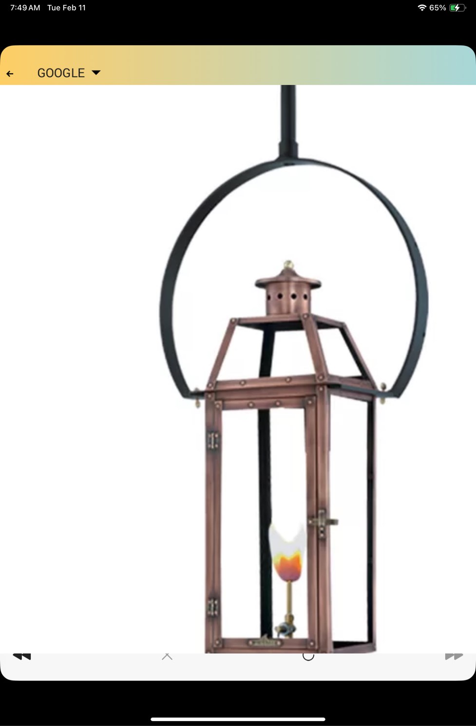 Pottsville Gas Powered Outdoor Lantern