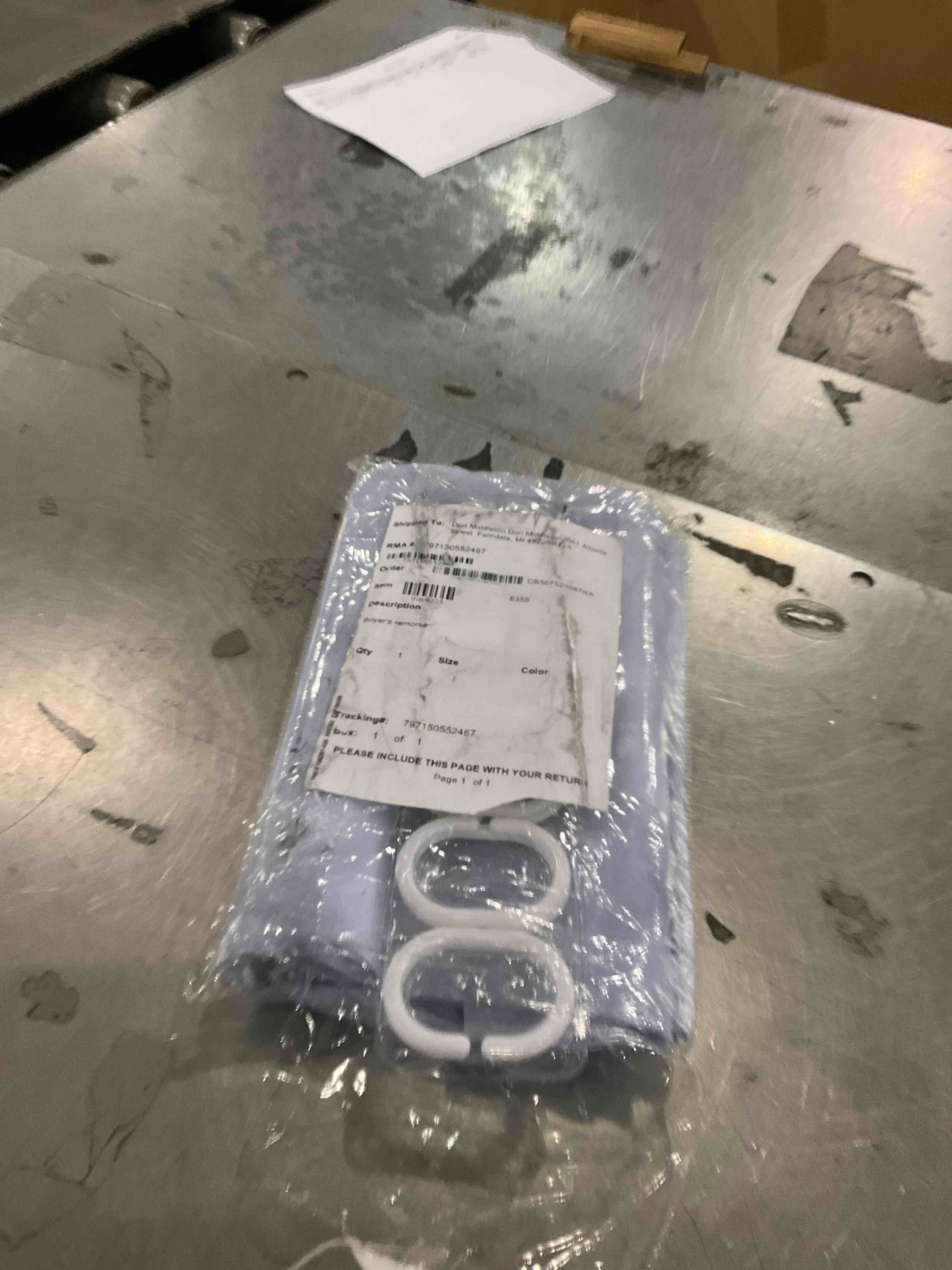 Laurelin Shower Curtain with Hooks Included and with Liner Included