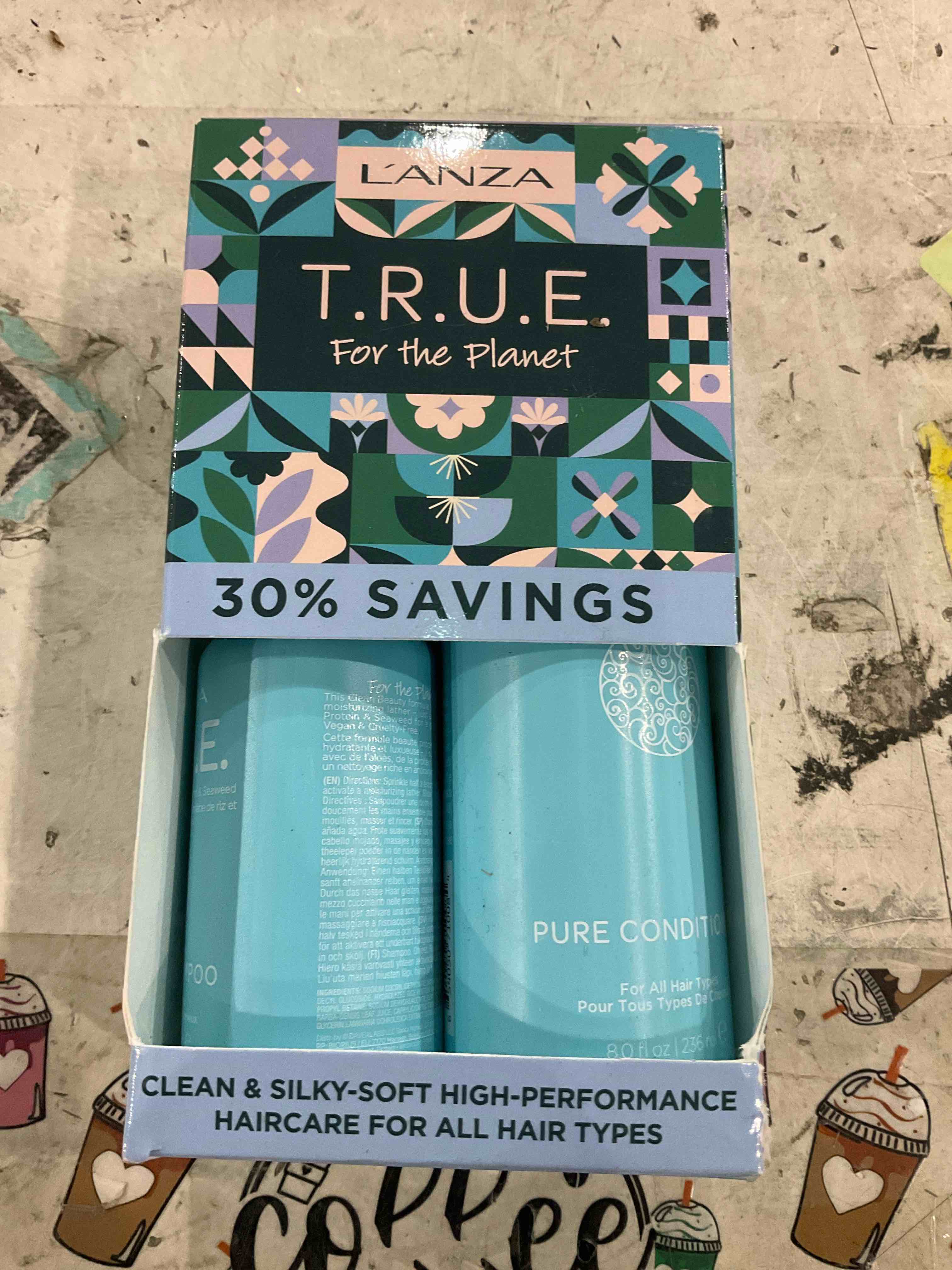 TRUE conditioner and shampoo 