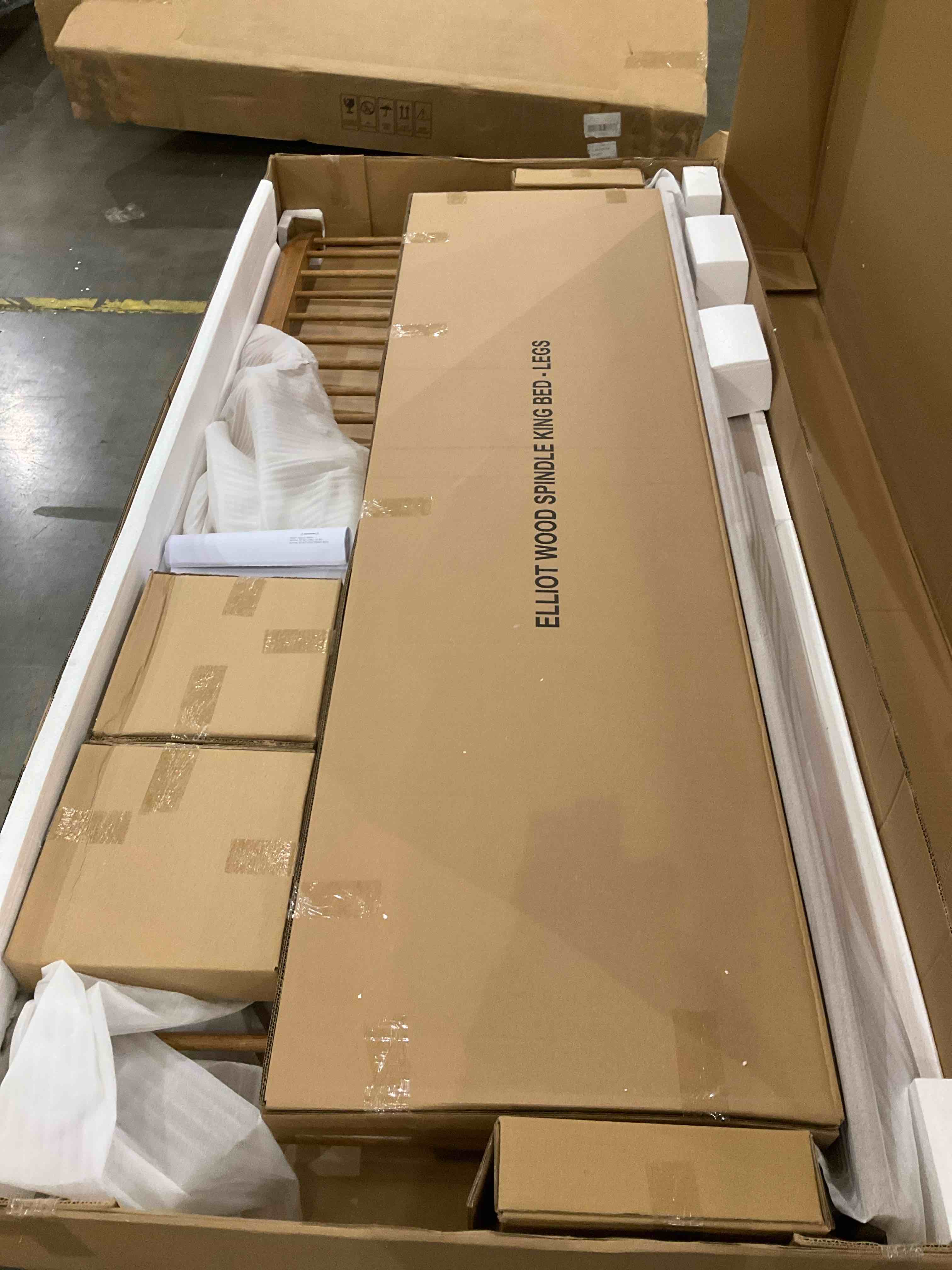 Solid Wood Low Profile Standard Bed