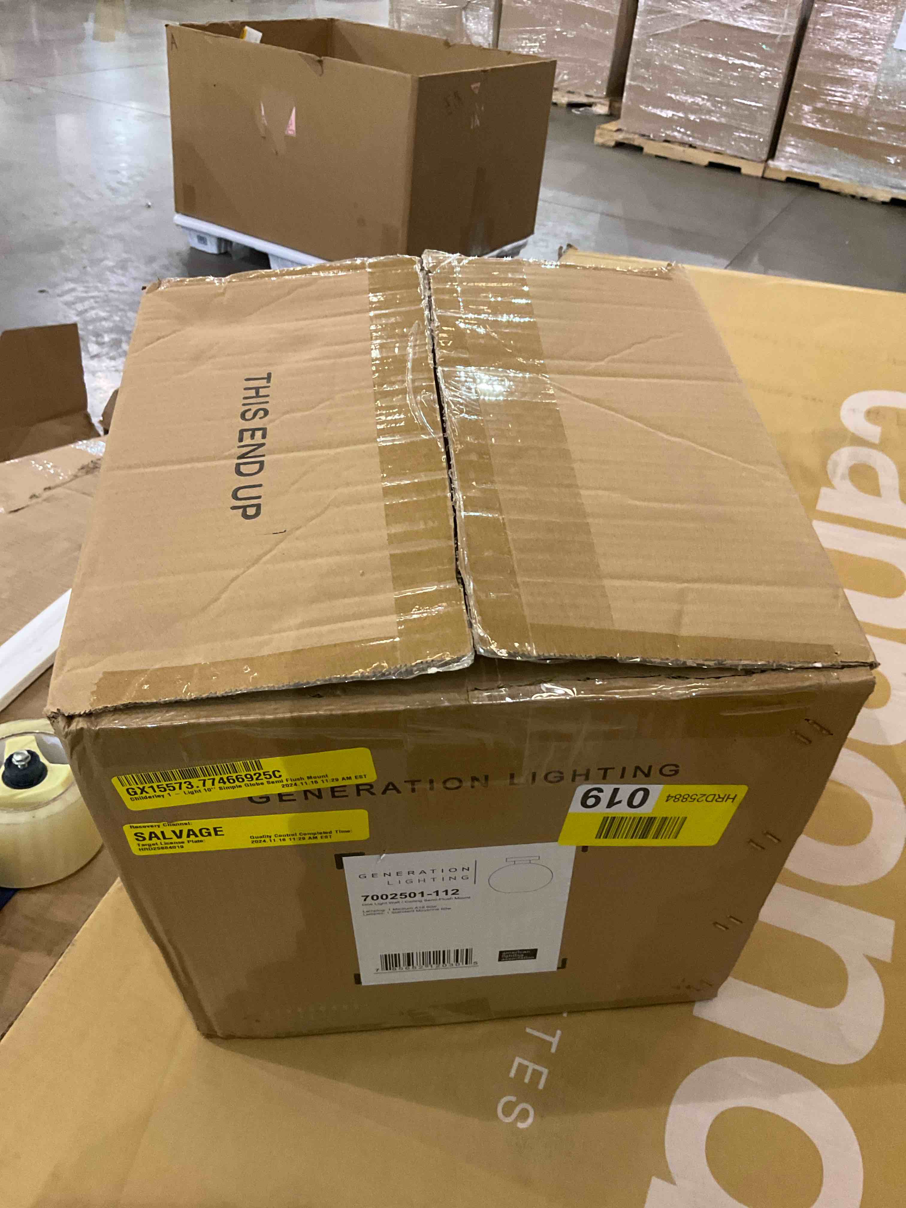 Childerley 1 Light 10" Simple Globe Semi Flush Mount