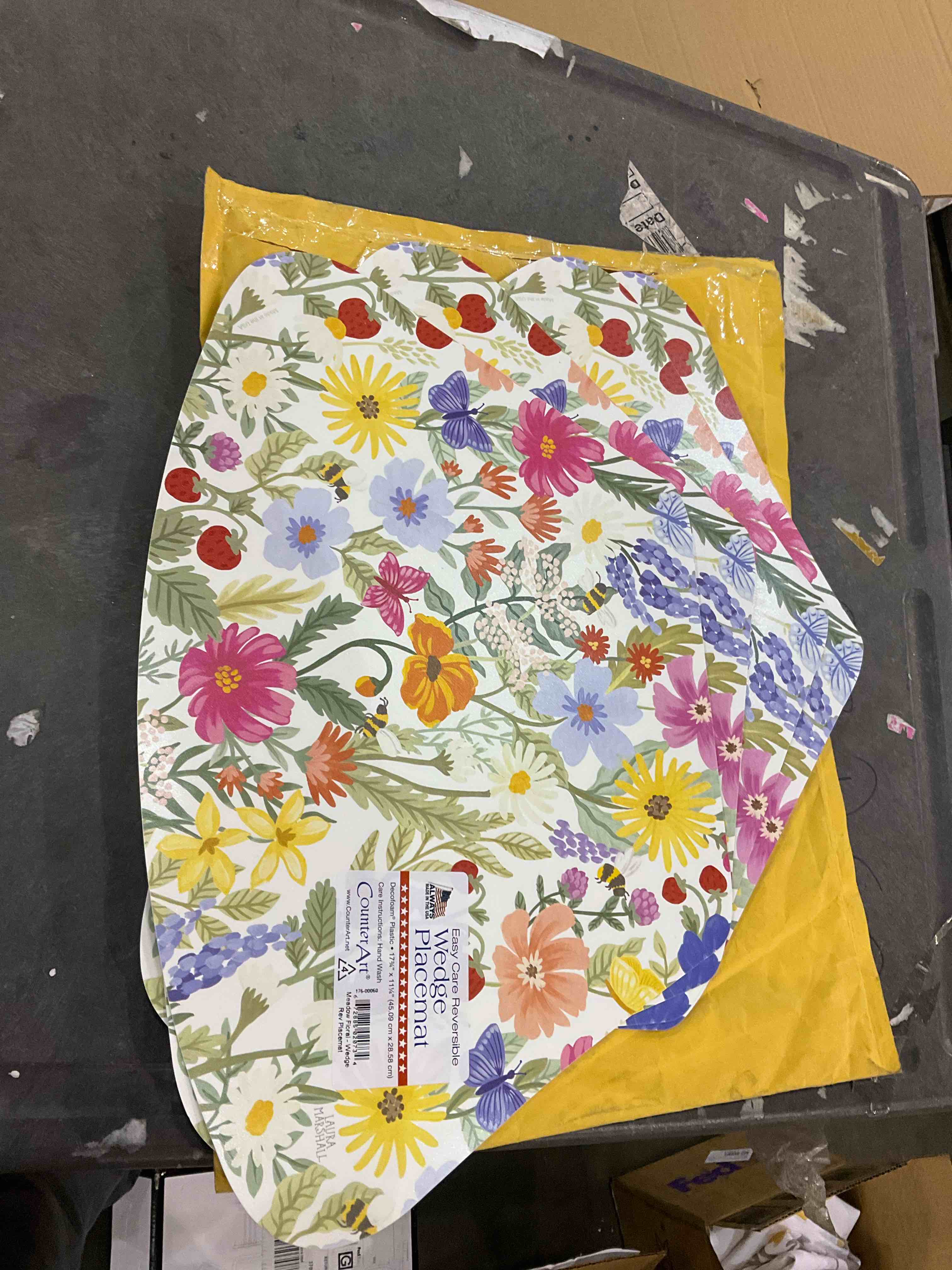 4 Piece Plastic Placemat Set