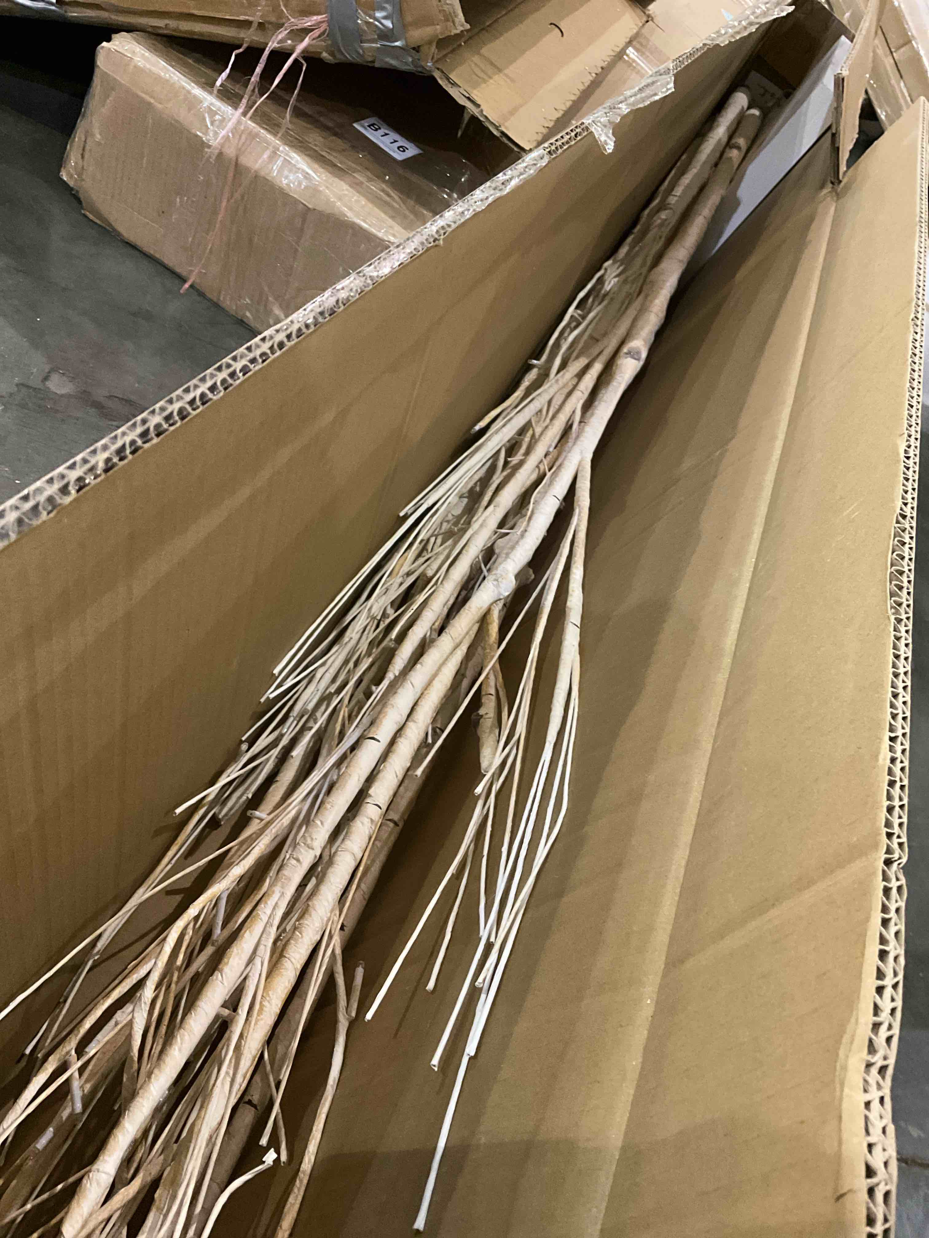 White Birch Trees with 160 LEDs Lights