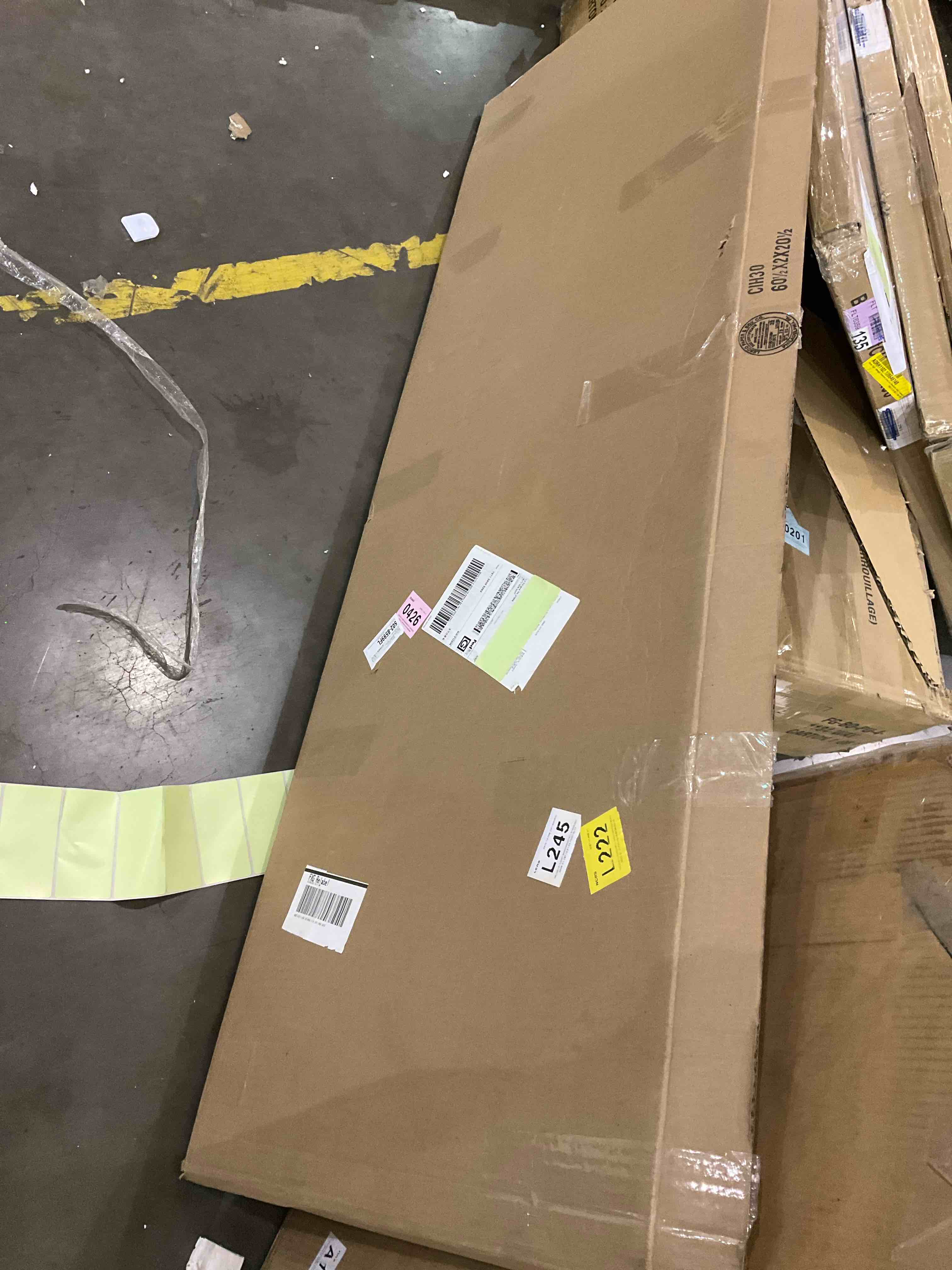 Vintage Pine Tree Landscape Modern Rustic Artwork - Extra Large Framed Wall Art Canvas Print